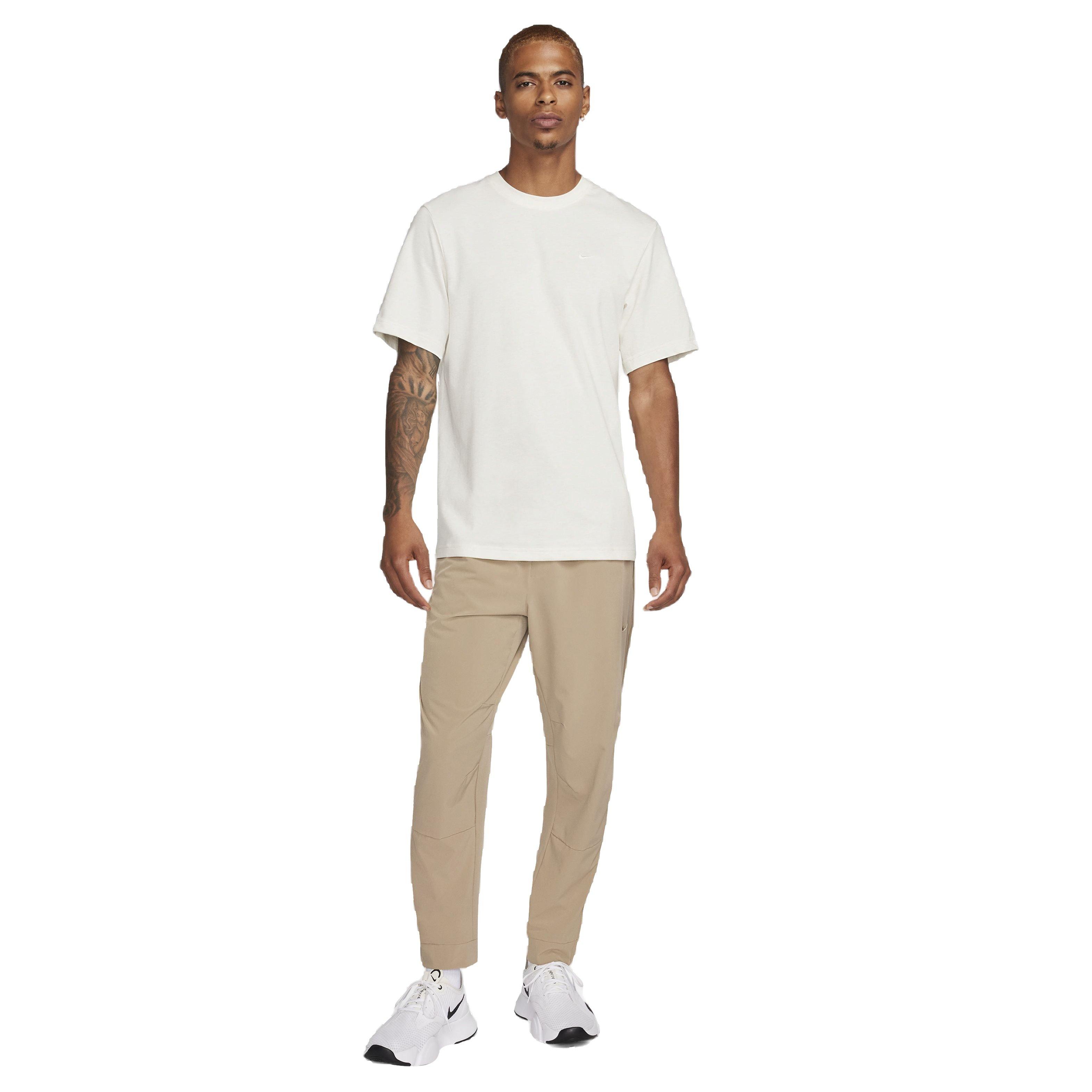 Nike Men's Dri-FIT Primary Statement Short Sleeve Versatile Top - GREY Thumbnail View 7