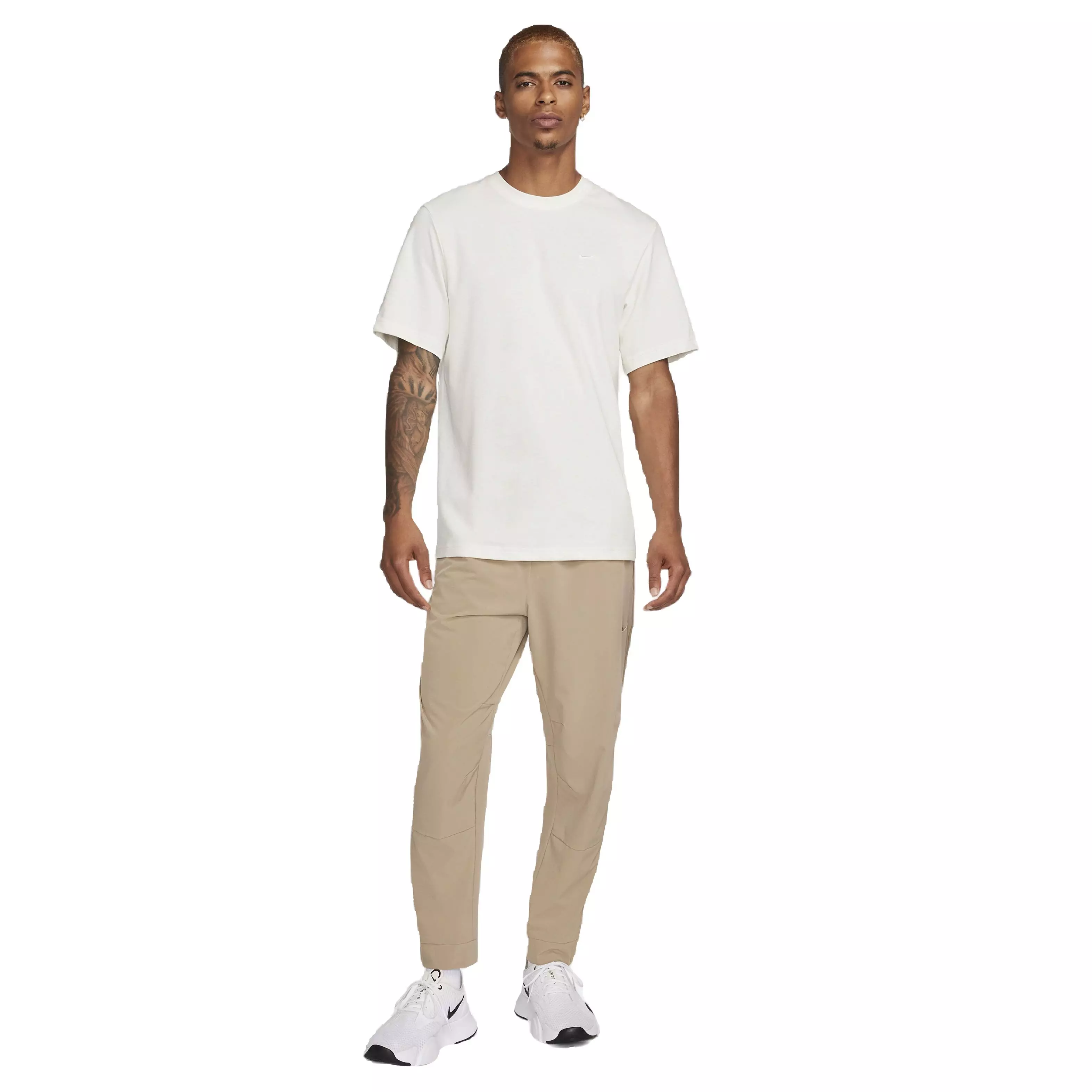 Nike Men's Dri-FIT Primary Statement Short Sleeve Versatile Top - GREY