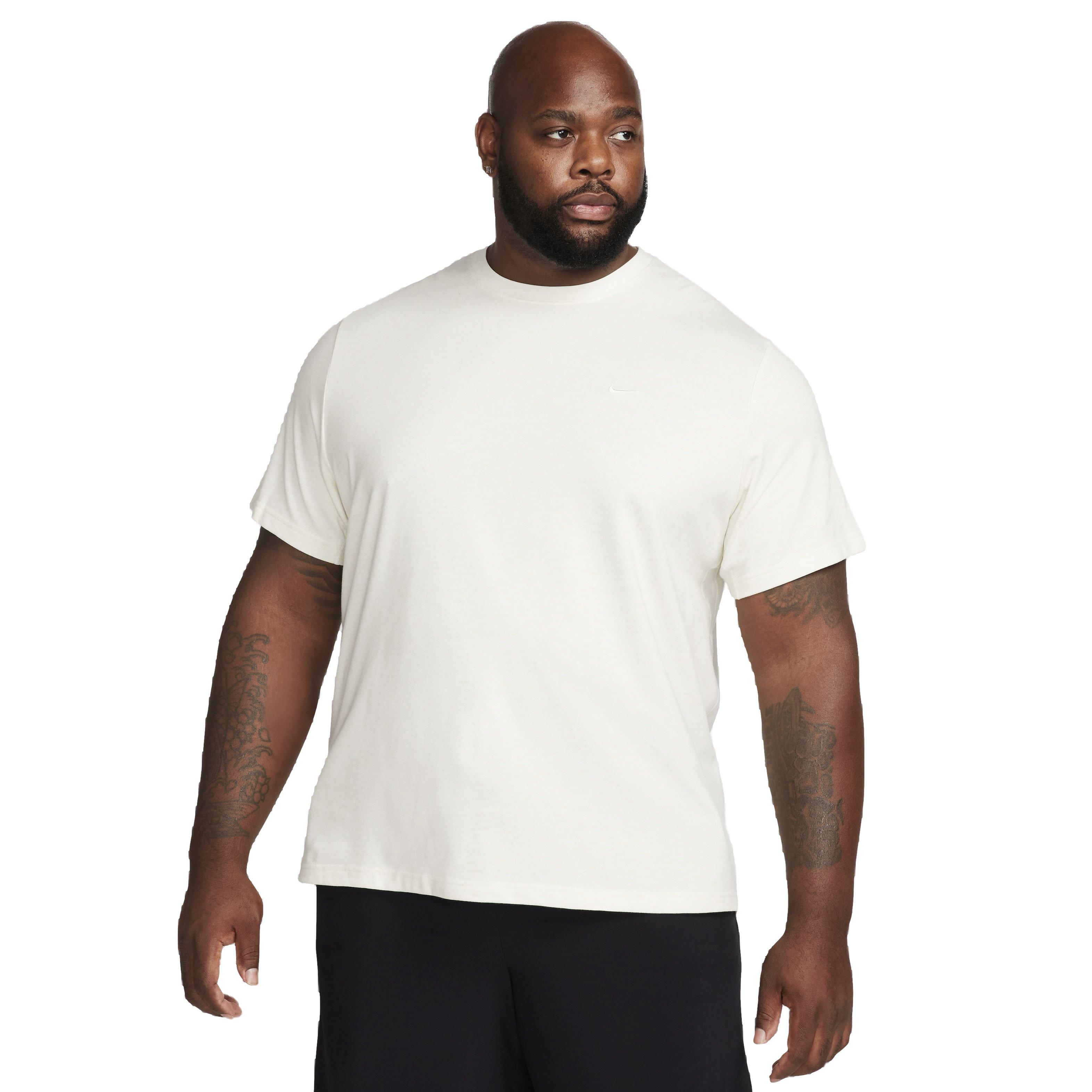 Nike Men's Dri-FIT Primary Statement Short Sleeve Versatile Top - GREY Thumbnail View 8