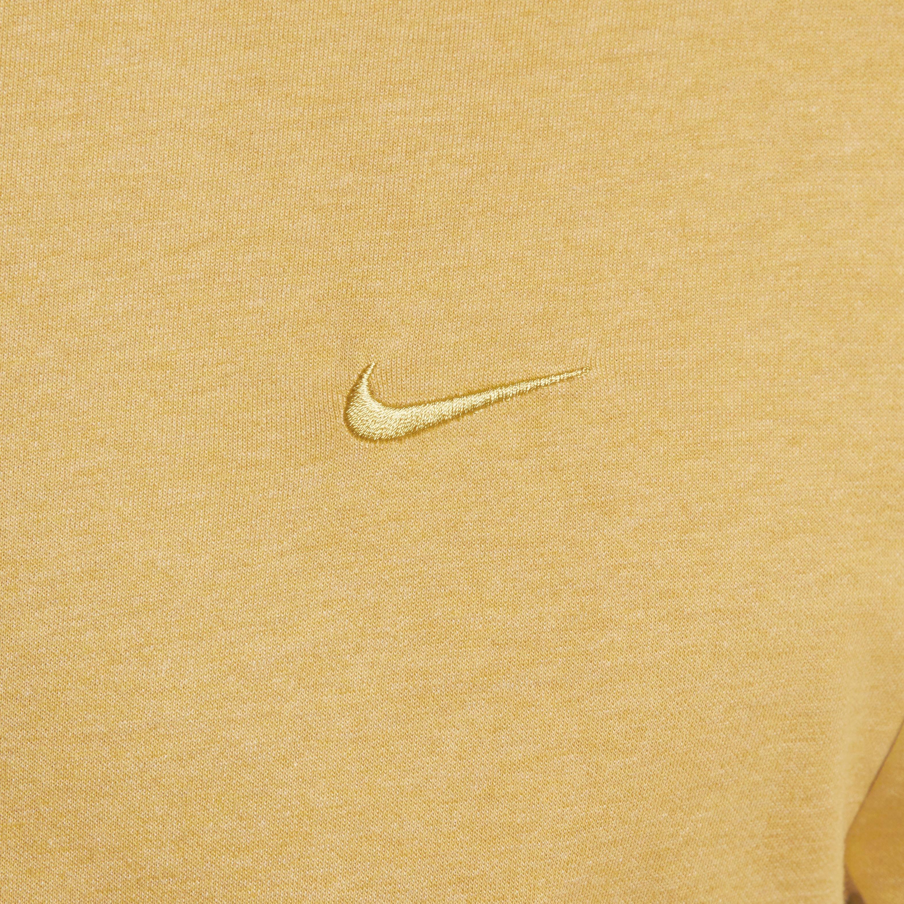 Nike Men's Dri-FIT Primary Statement Short Sleeve Versatile Top - YELLOW Thumbnail View 5