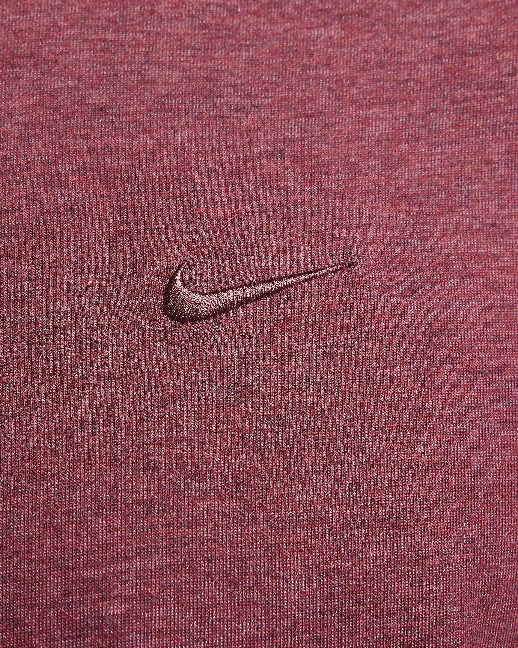 Nike Men's Dri-FIT Primary Statement Short Sleeve Versatile Top - RED Thumbnail View 4