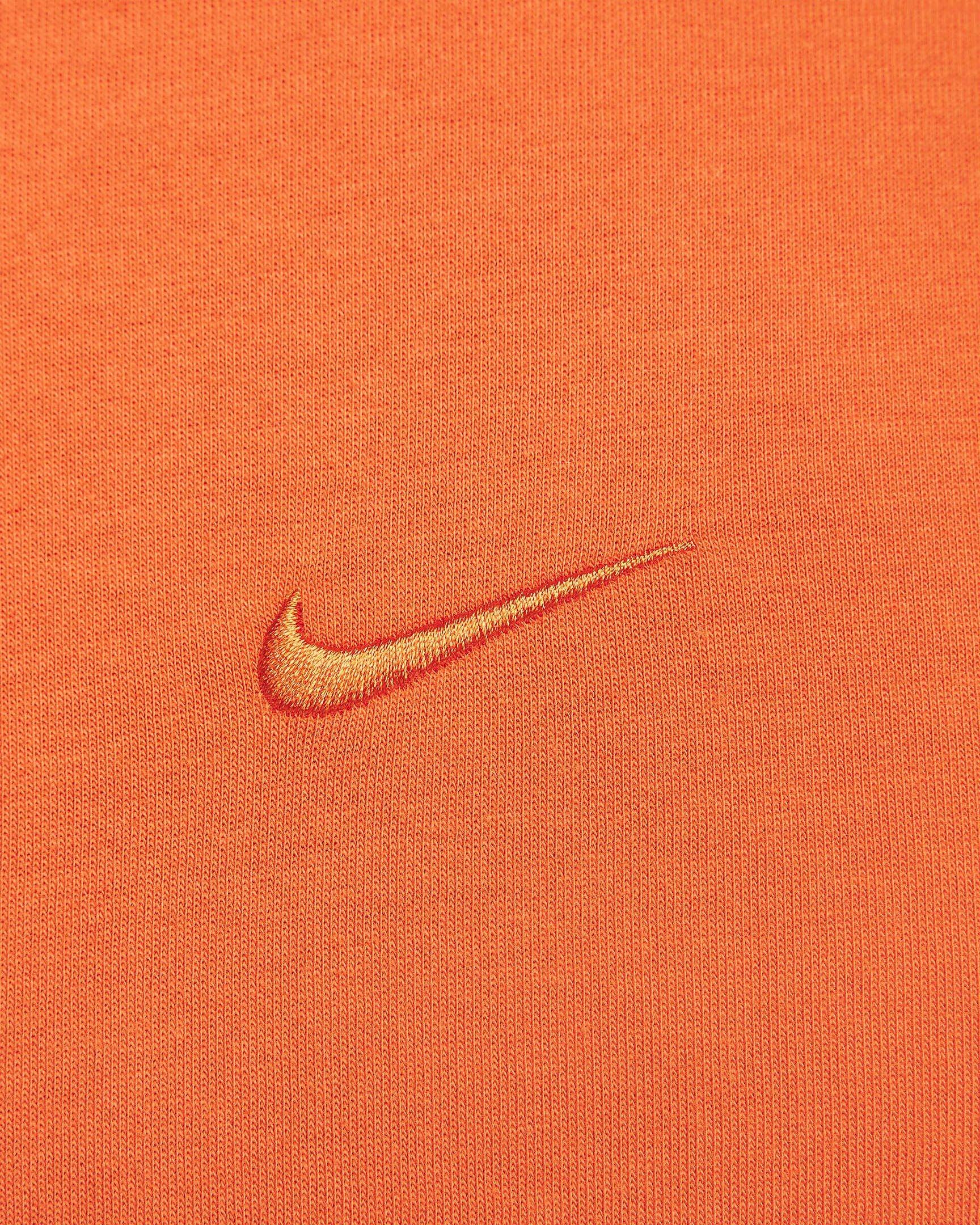 Nike Men's Dri-FIT Primary Statement Short Sleeve Versatile Top - ORANGE Thumbnail View 4