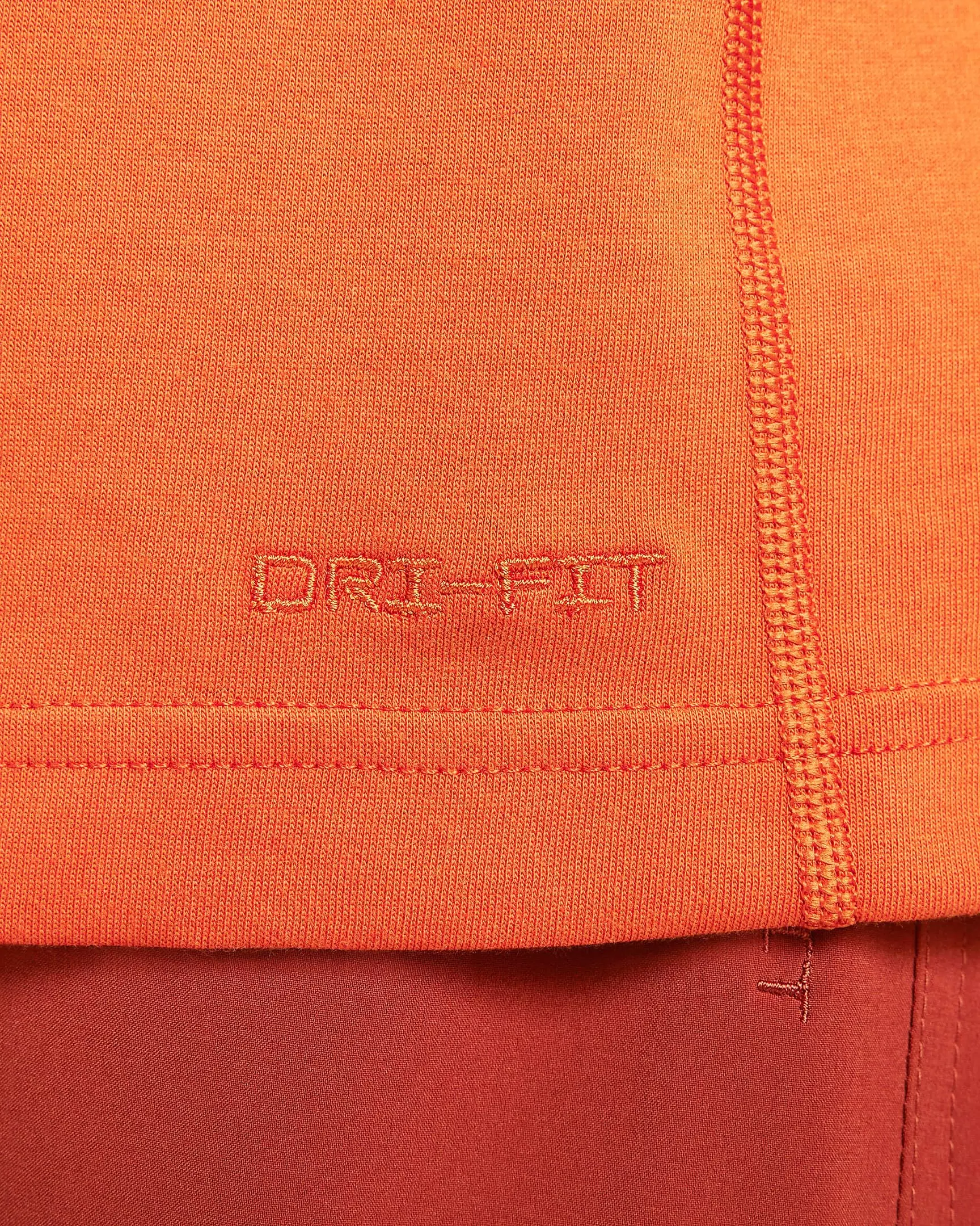 Nike Men's Dri-FIT Primary Statement Short Sleeve Versatile Top - ORANGE