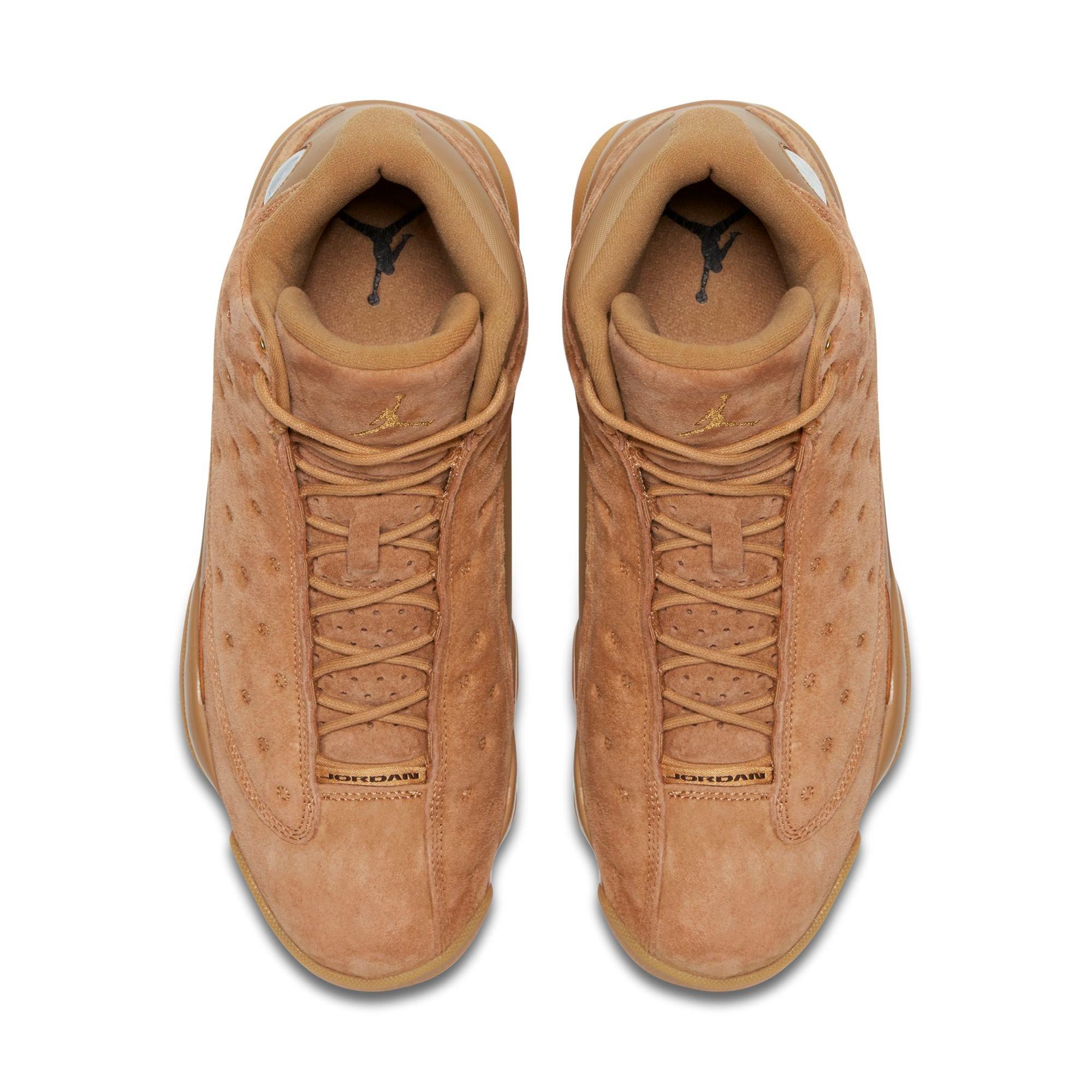 jordan retro 13 wheat men's shoe