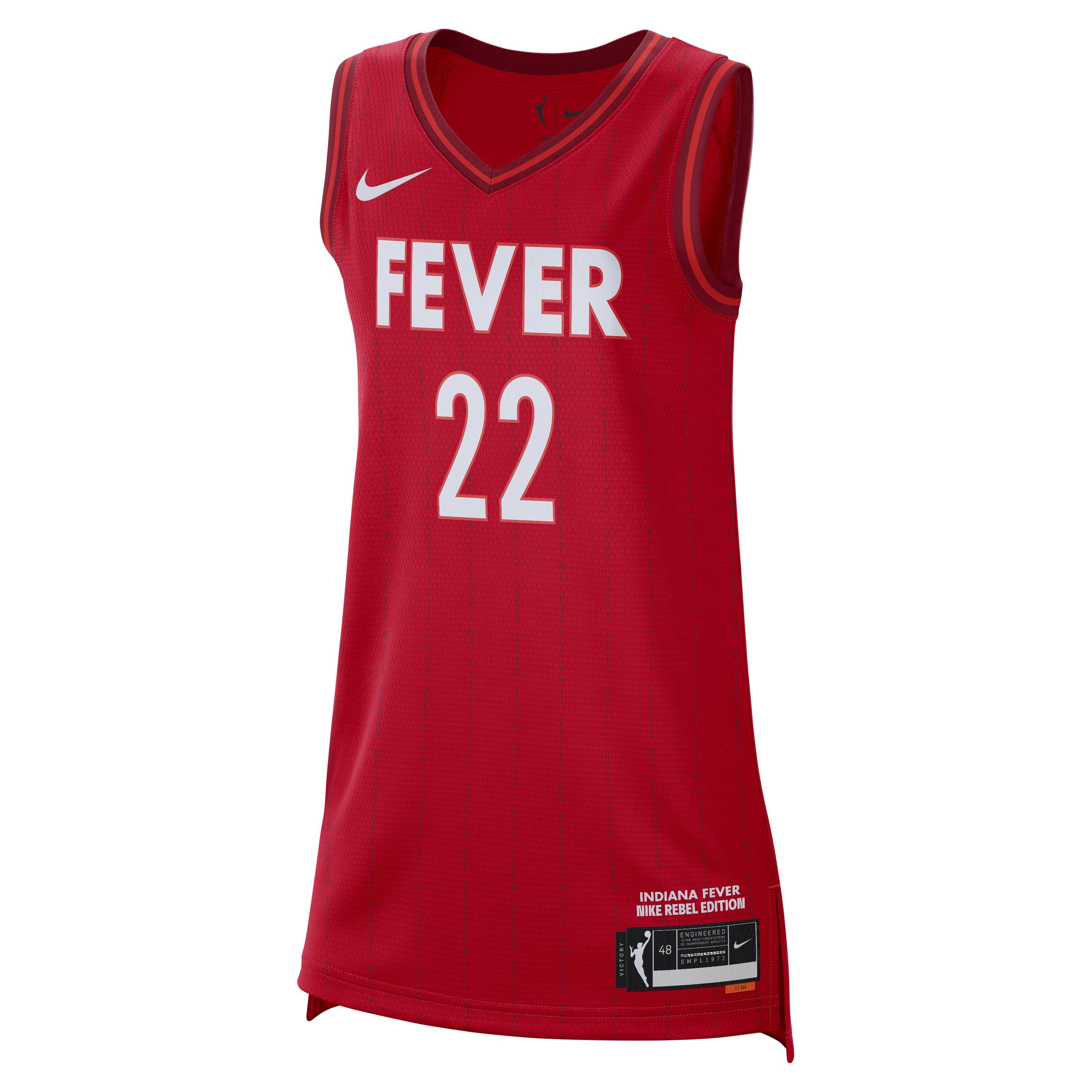 Nike Women's Caitlin Clark Indiana Fever 2024 Dri-FIT WNBA Victory Jersey - Red - RED Thumbnail View 1