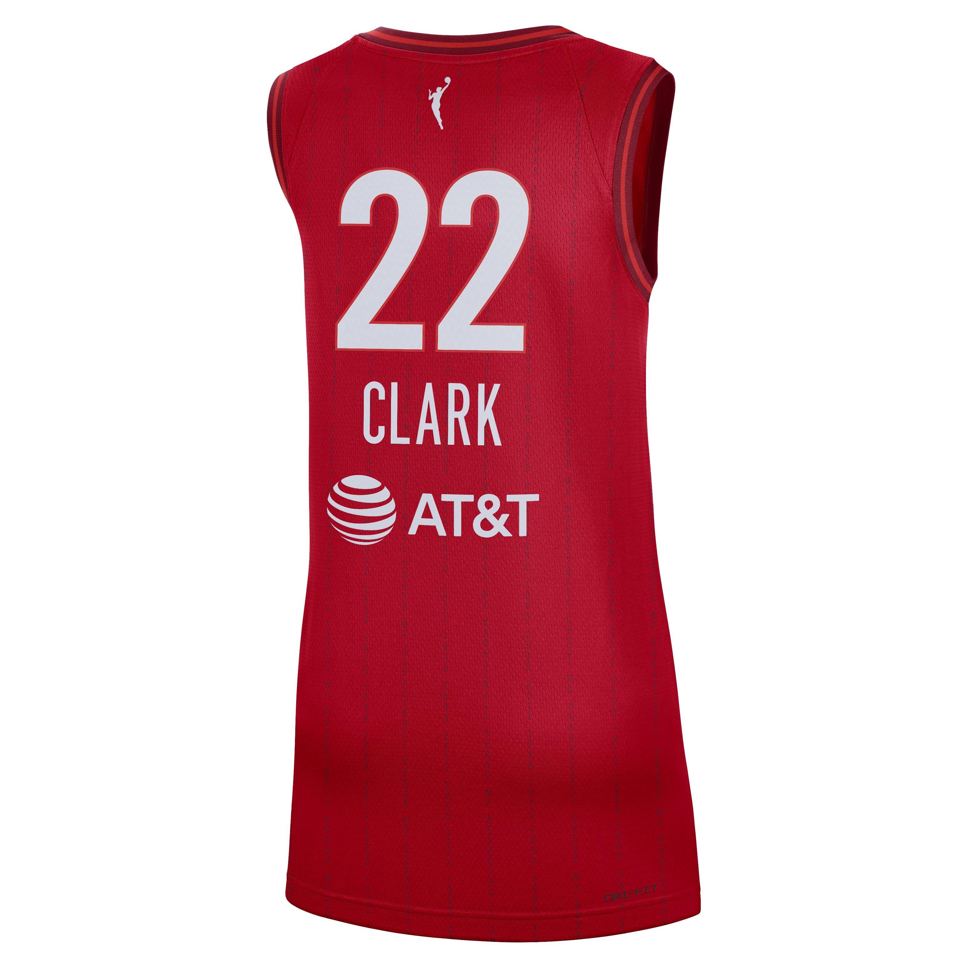 Nike Women's Caitlin Clark Indiana Fever 2024 Dri-FIT WNBA Victory Jersey - Red - RED Thumbnail View 2