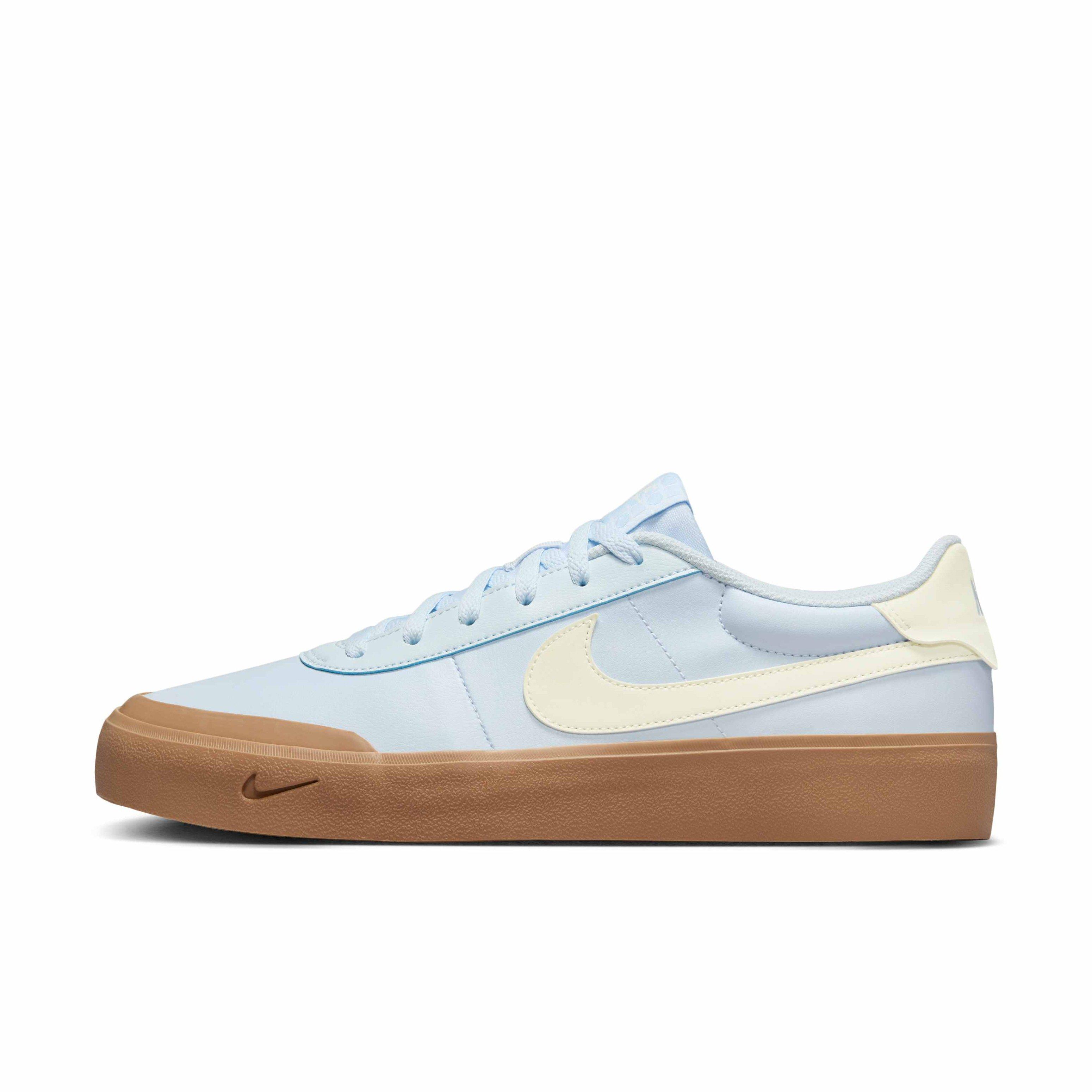 Nike Court Shot V2 "Blue Tint/Gum Light Brown/Sail" Men's Shoe - BLUE/LT BROWN/SAIL Thumbnail View 2