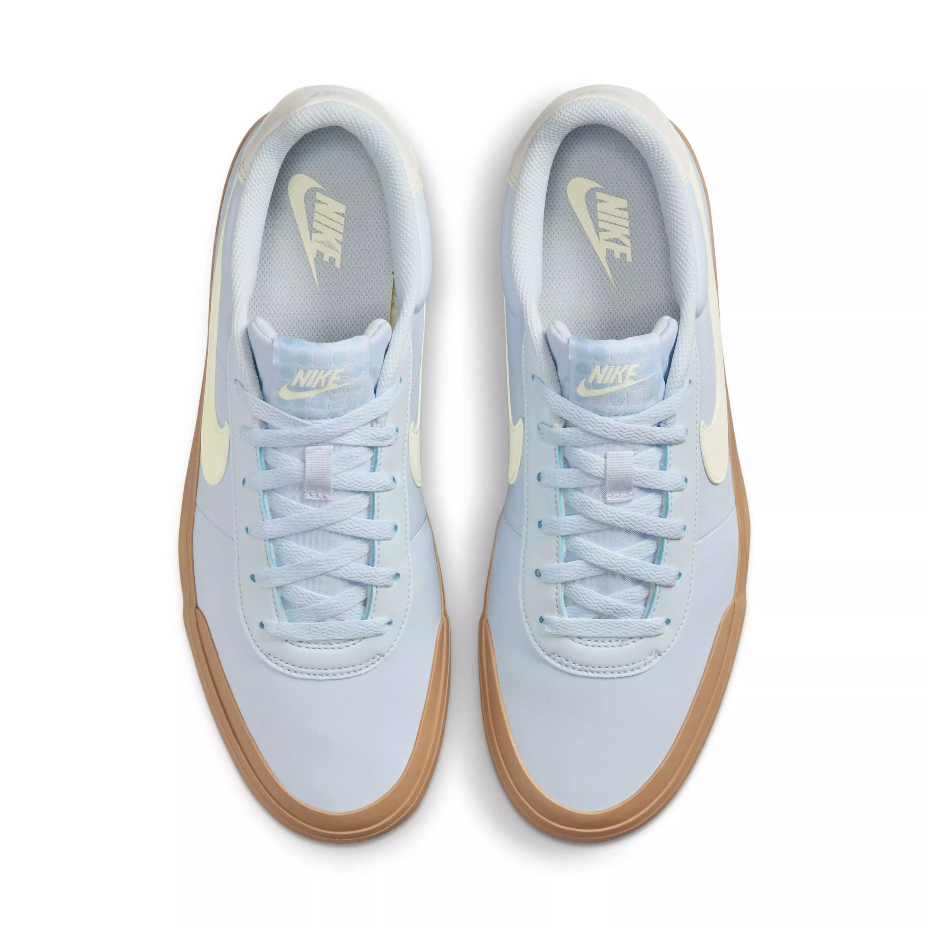 Nike Court Shot V2 "Blue Tint/Gum Light Brown/Sail" Men's Shoe - BLUE/LT BROWN/SAIL