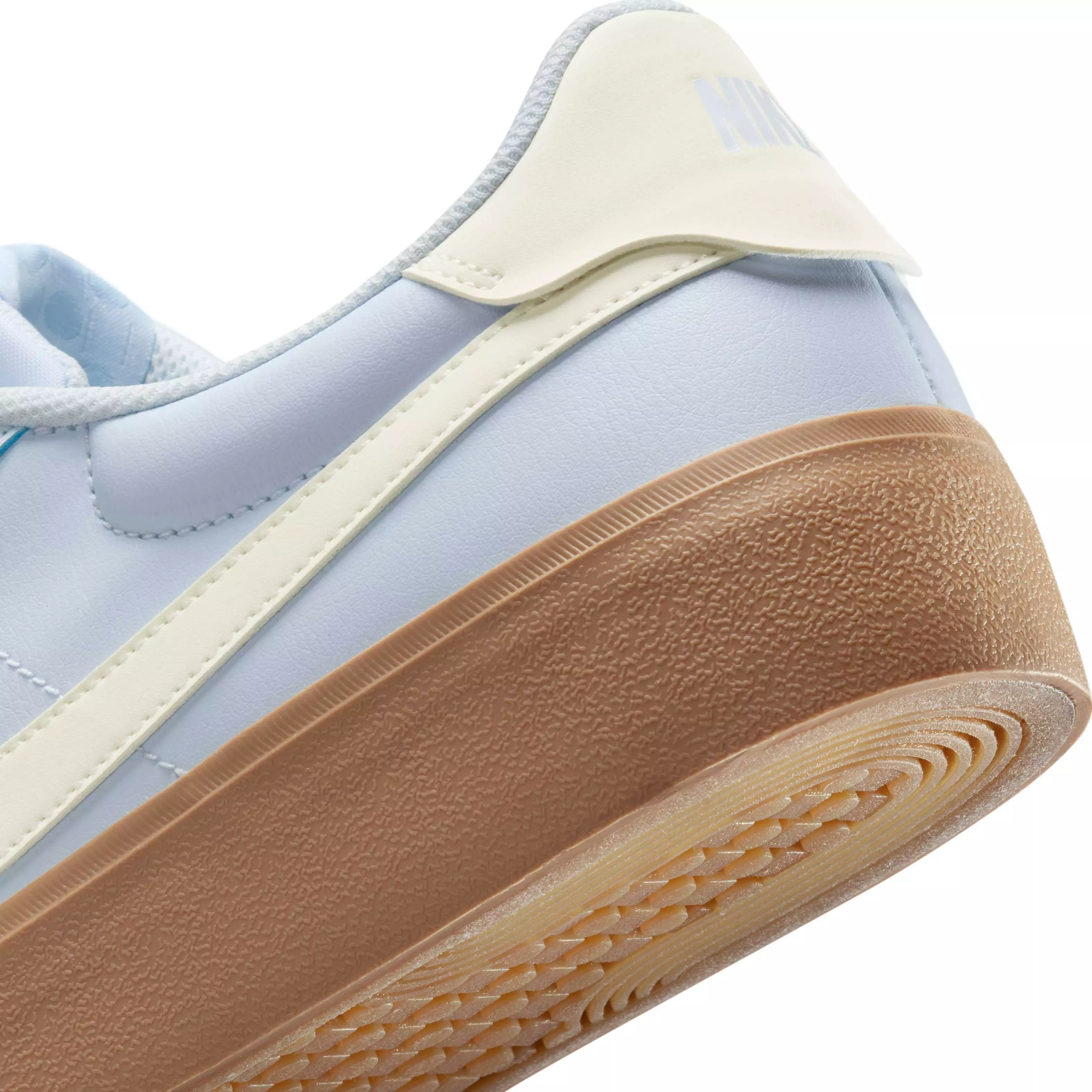 Nike Court Shot V2 "Blue Tint/Gum Light Brown/Sail" Men's Shoe - BLUE/LT BROWN/SAIL