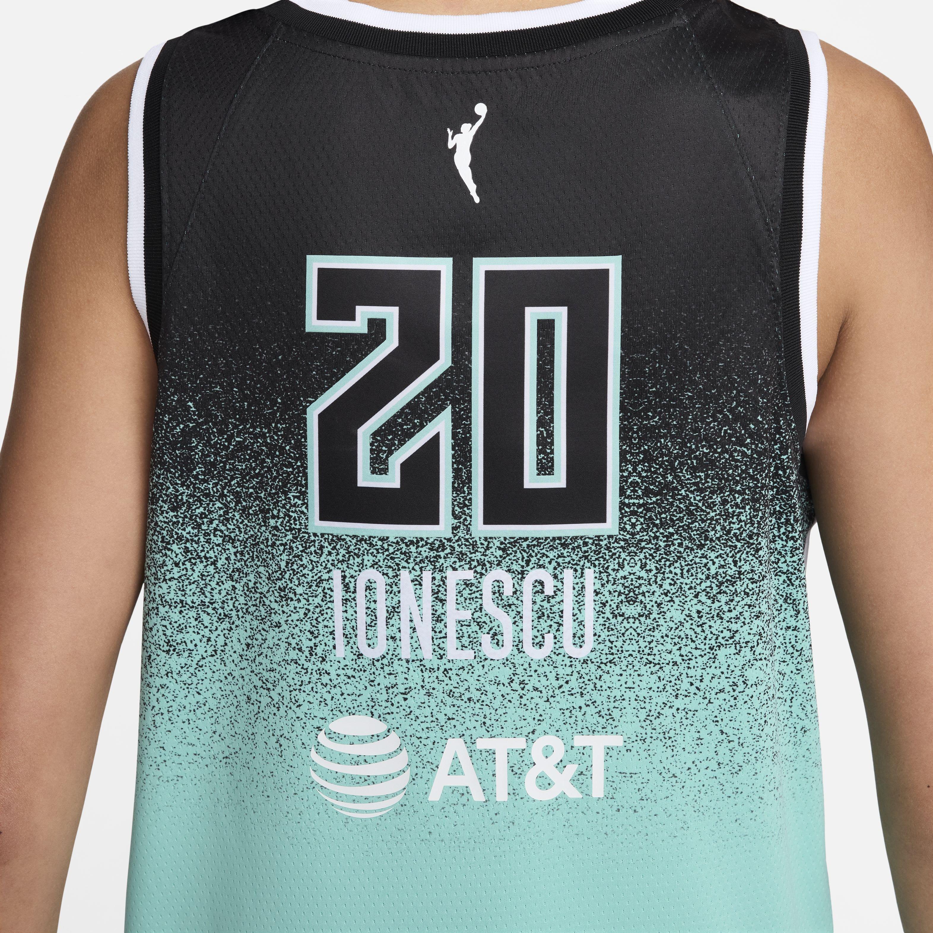 Nike Women's Sabrina Ionescu New York Liberty 2023 Dri-FIT WNBA Victory Jersey - Green - GREEN Thumbnail View 5