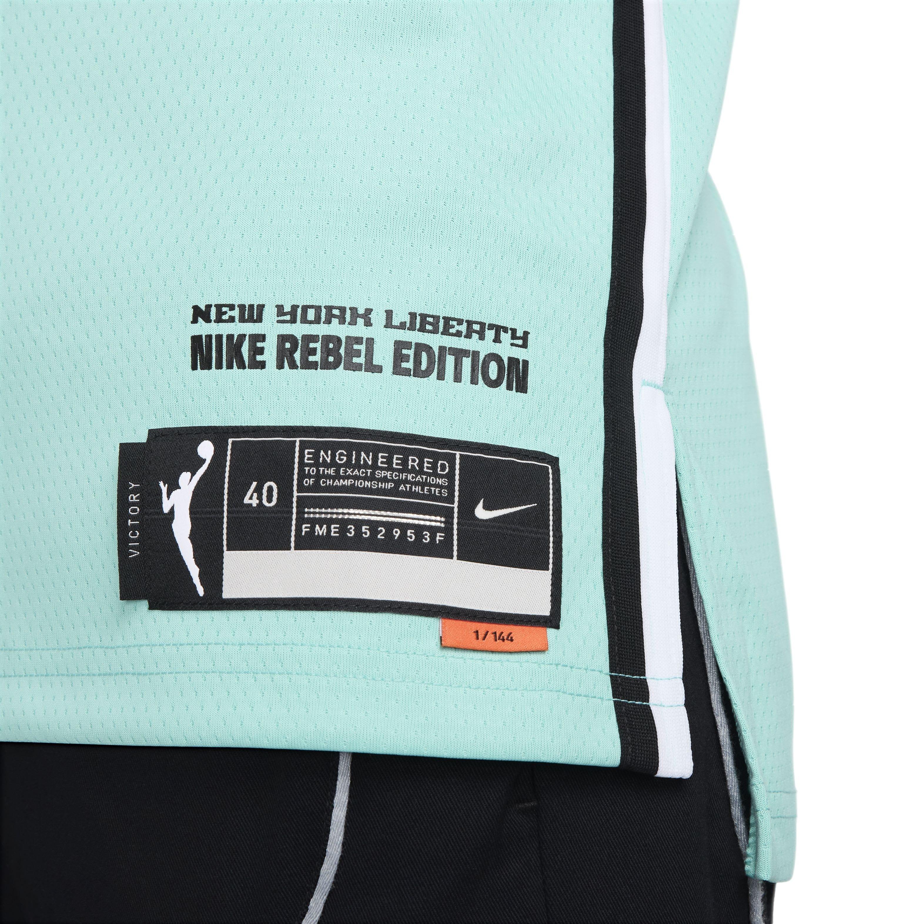 Nike Women's Sabrina Ionescu New York Liberty 2023 Dri-FIT WNBA Victory Jersey - Green - GREEN Thumbnail View 6