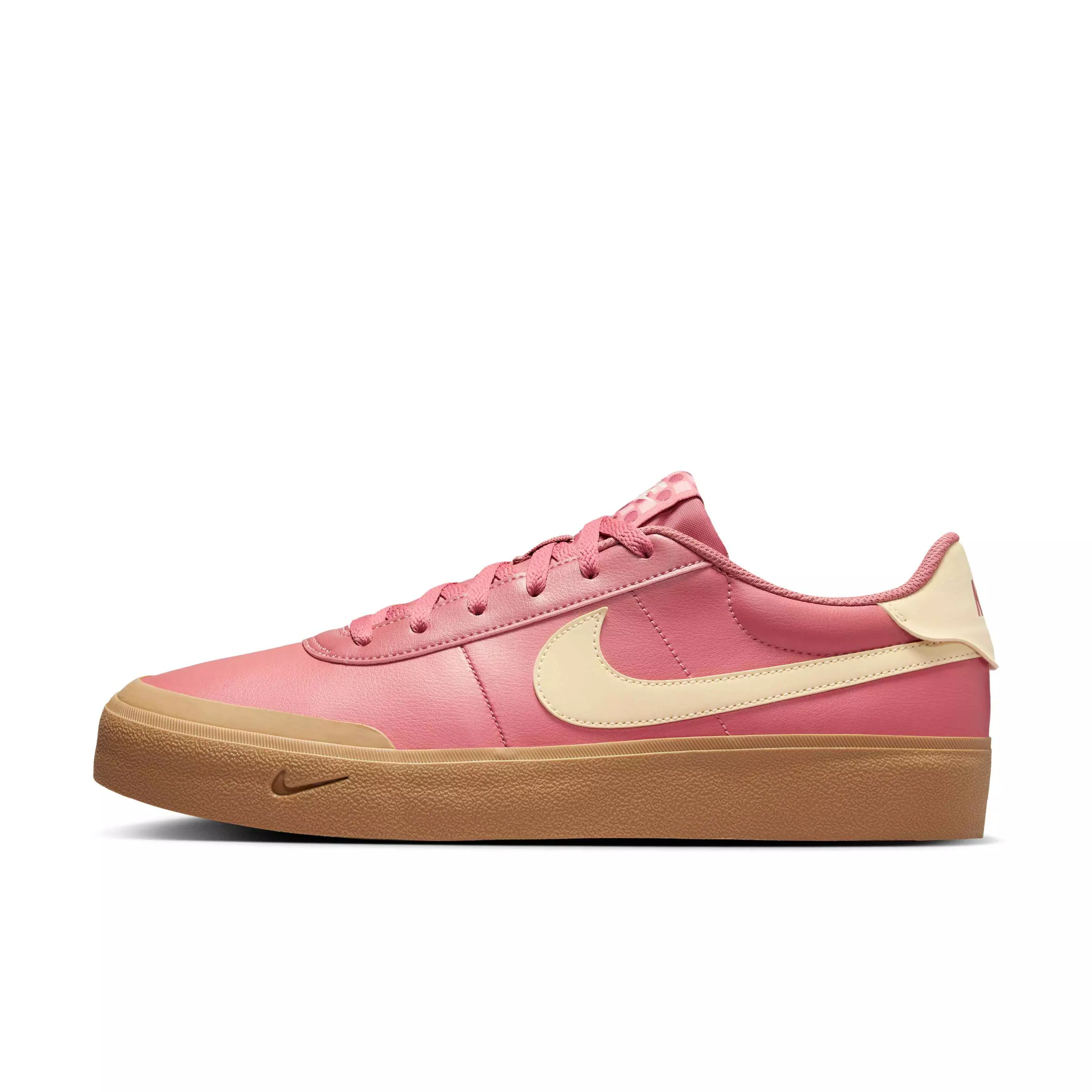 Nike Court Shot V2 "Canyon Pink/Gum Light Brown/Muslin" Men's Shoe - PINK/LT BROWN/MUSLIN