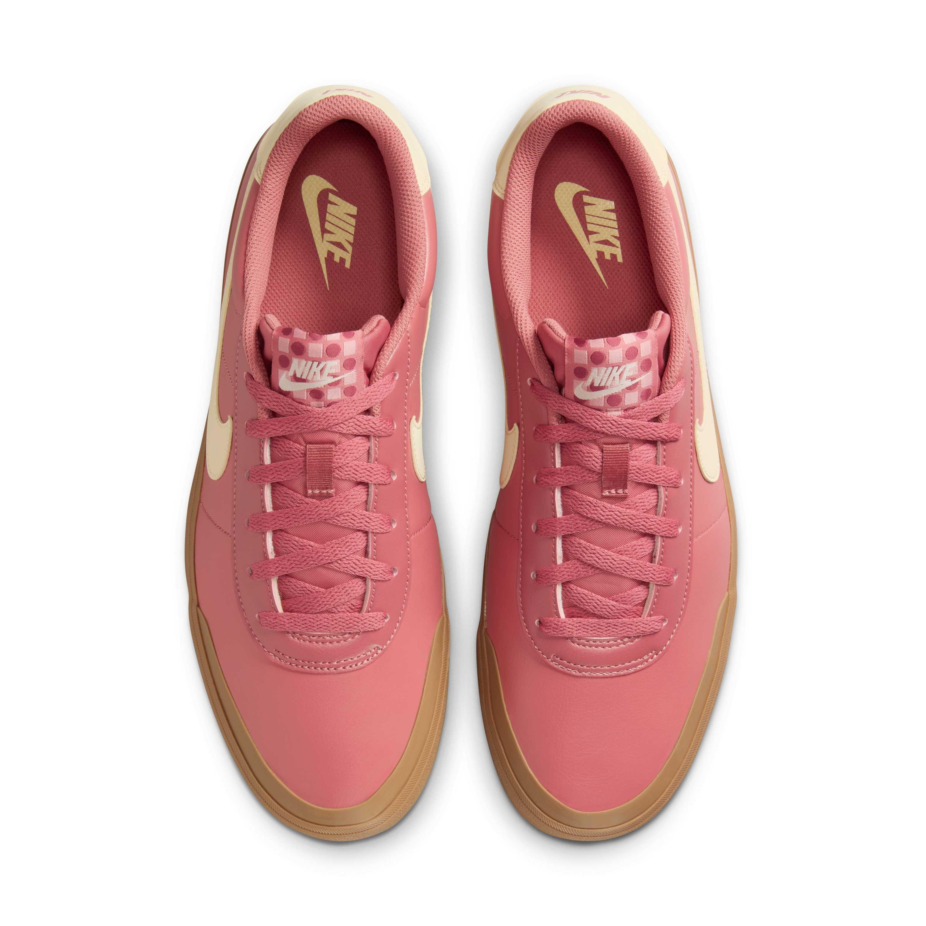 Nike Court Shot V2 "Canyon Pink/Gum Light Brown/Muslin" Men's Shoe - PINK/LT BROWN/MUSLIN Thumbnail View 4