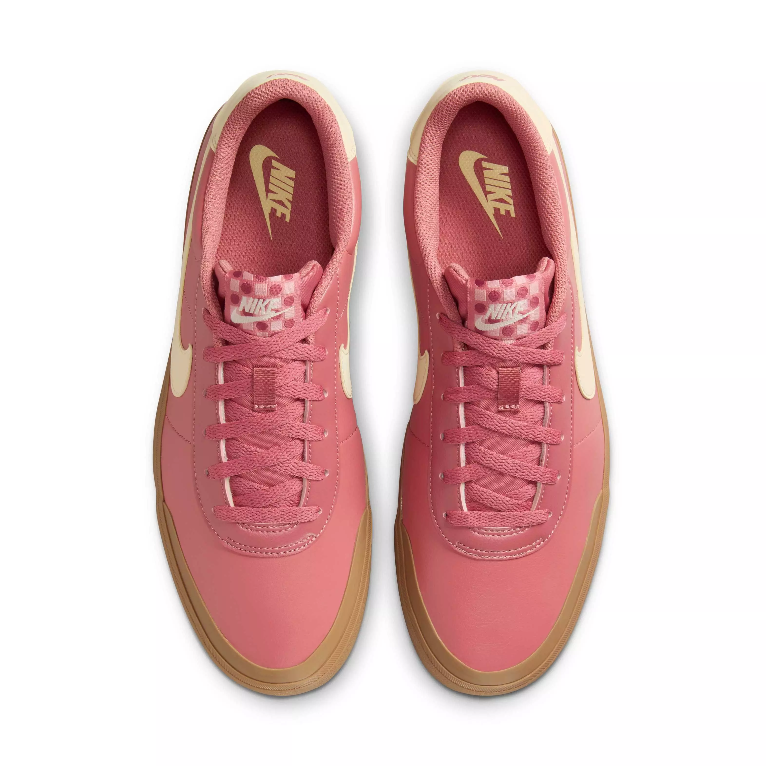 Nike Court Shot V2 "Canyon Pink/Gum Light Brown/Muslin" Men's Shoe - PINK/LT BROWN/MUSLIN