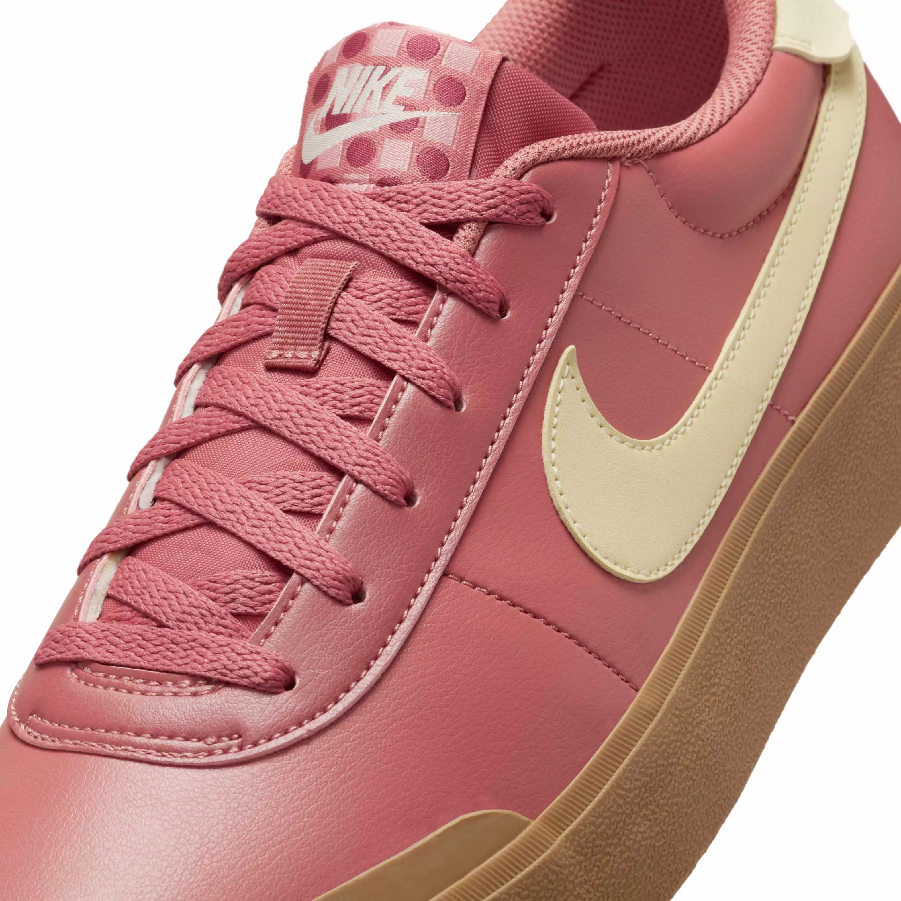 Nike Court Shot V2 "Canyon Pink/Gum Light Brown/Muslin" Men's Shoe - PINK/LT BROWN/MUSLIN