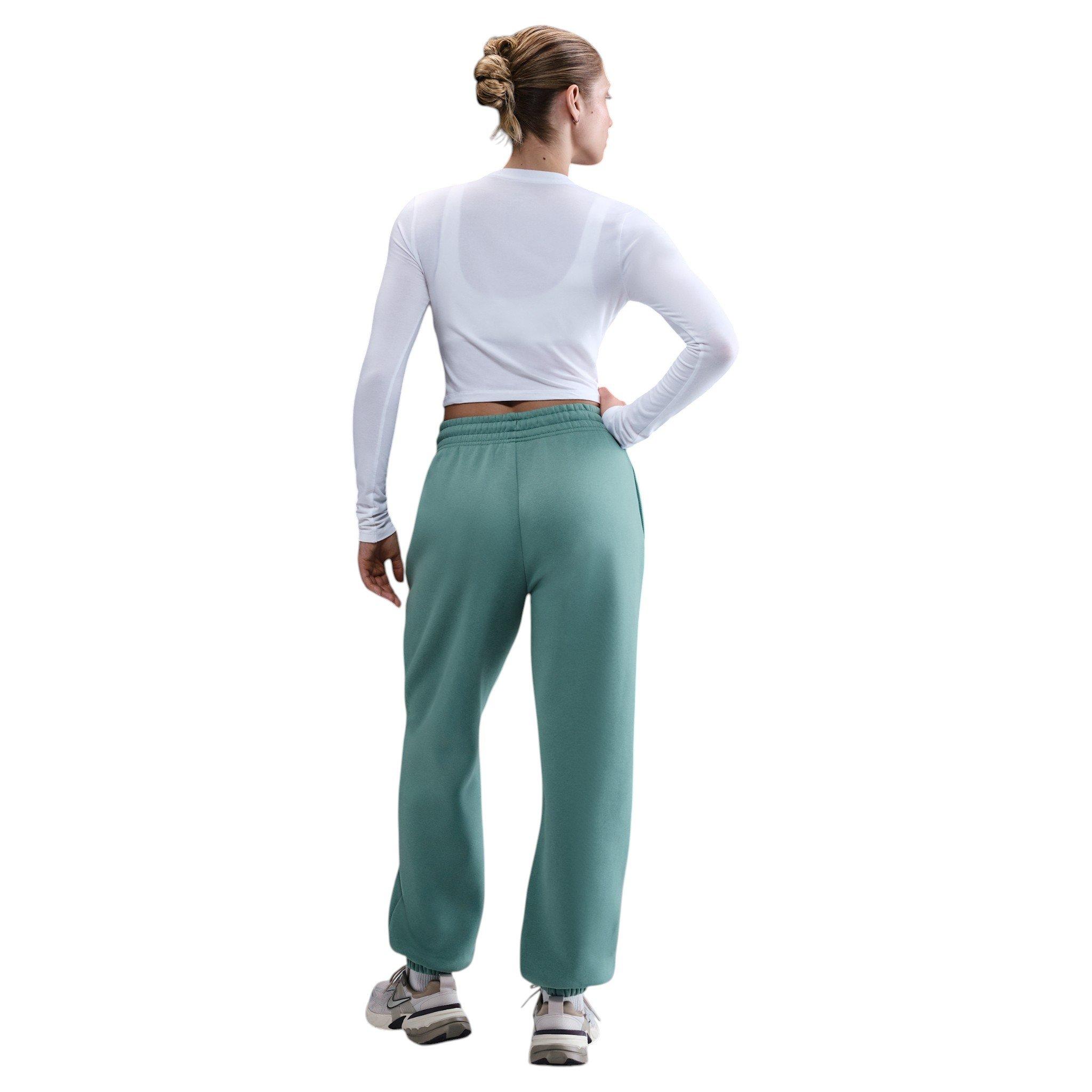 Nike Women's Sportswear Phoenix Fleece High-Waisted Oversized Sweatpants - Sage Green - SAGE GREEN