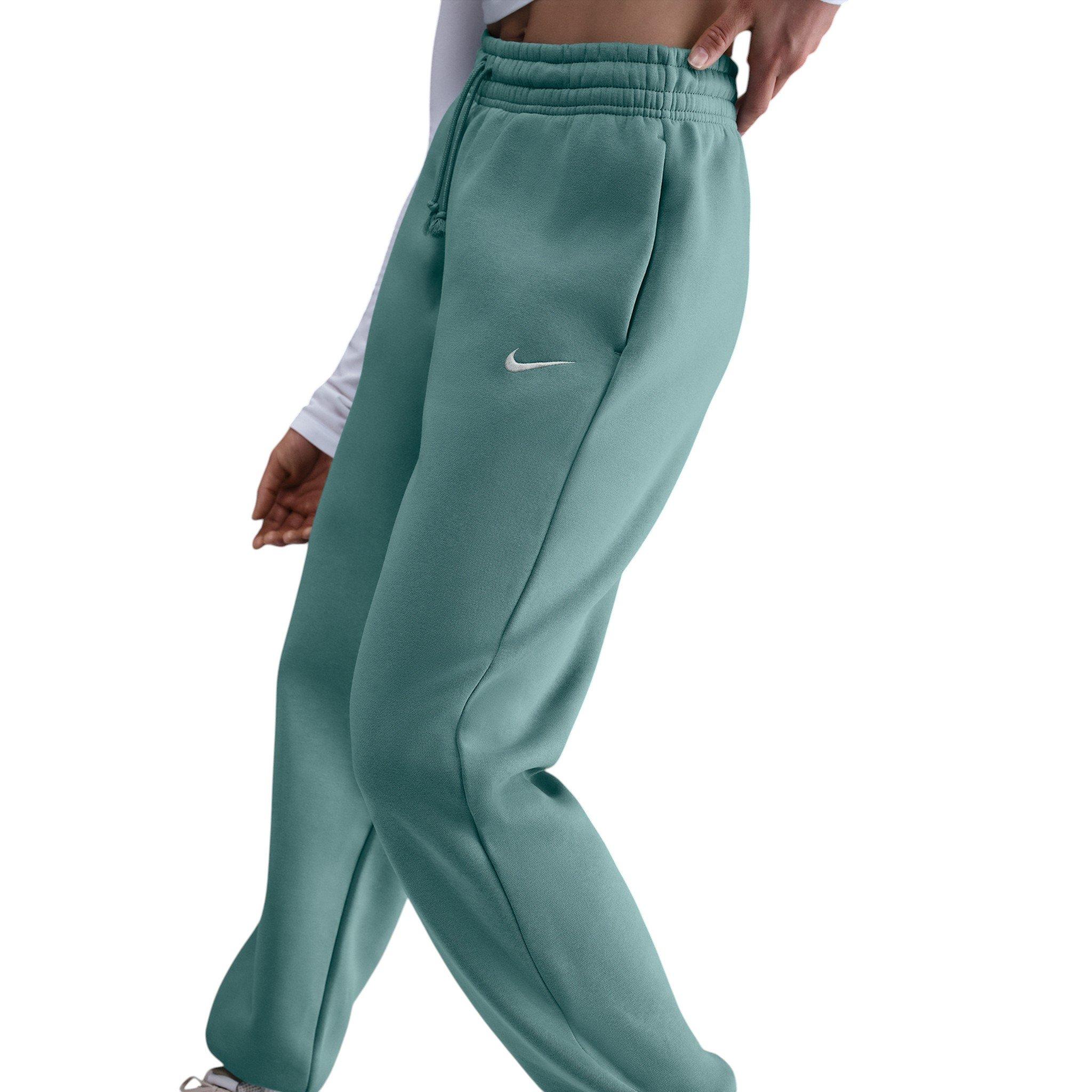 Nike Women's Sportswear Phoenix Fleece High-Waisted Oversized Sweatpants - Sage Green - SAGE GREEN