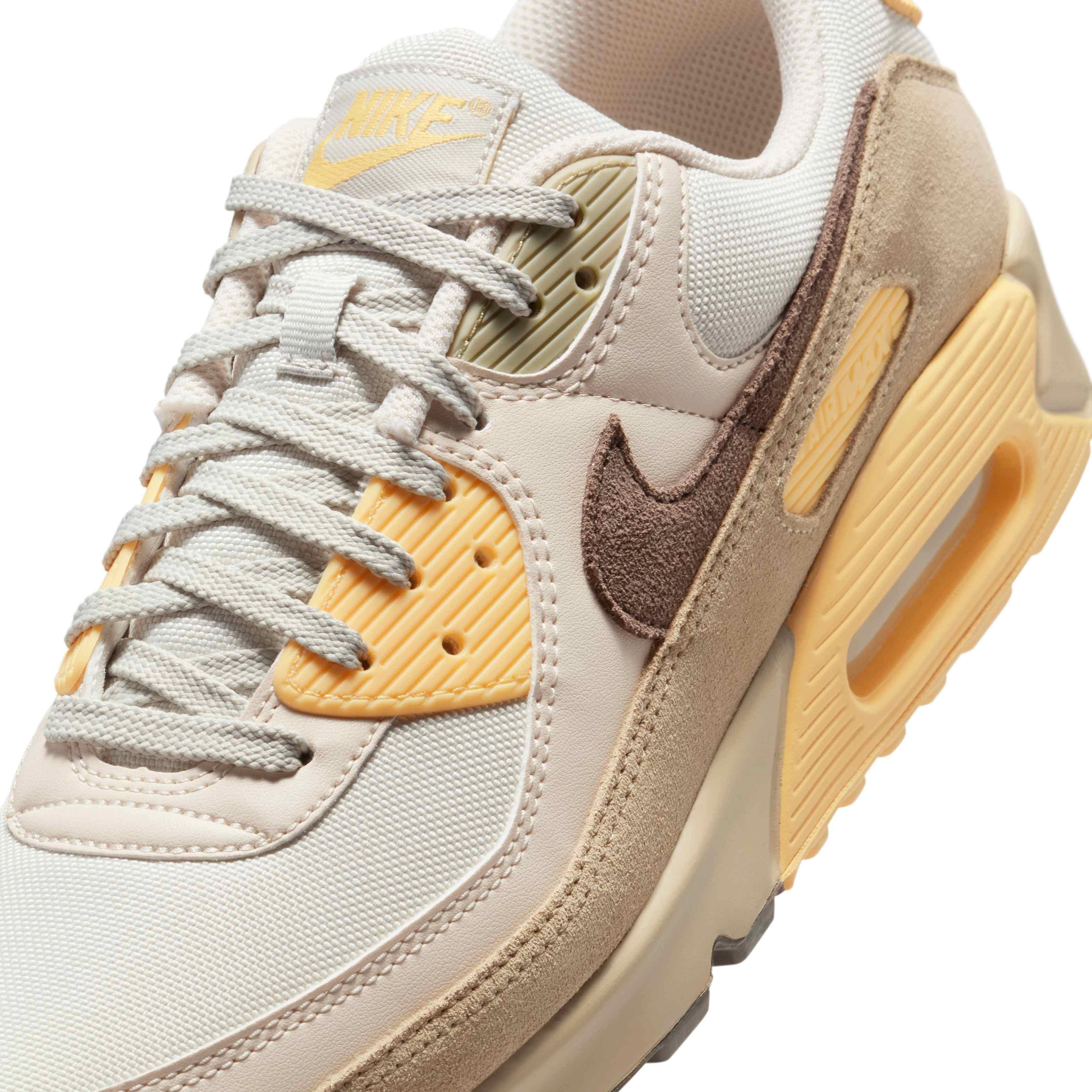 Nike Air Max 90 ESS "Light Bone/Chamois/Desert Khaki/Cave Stone" Men's Shoe - LT BONE/CHAMOIS/KHAKI/STONE Thumbnail View 7