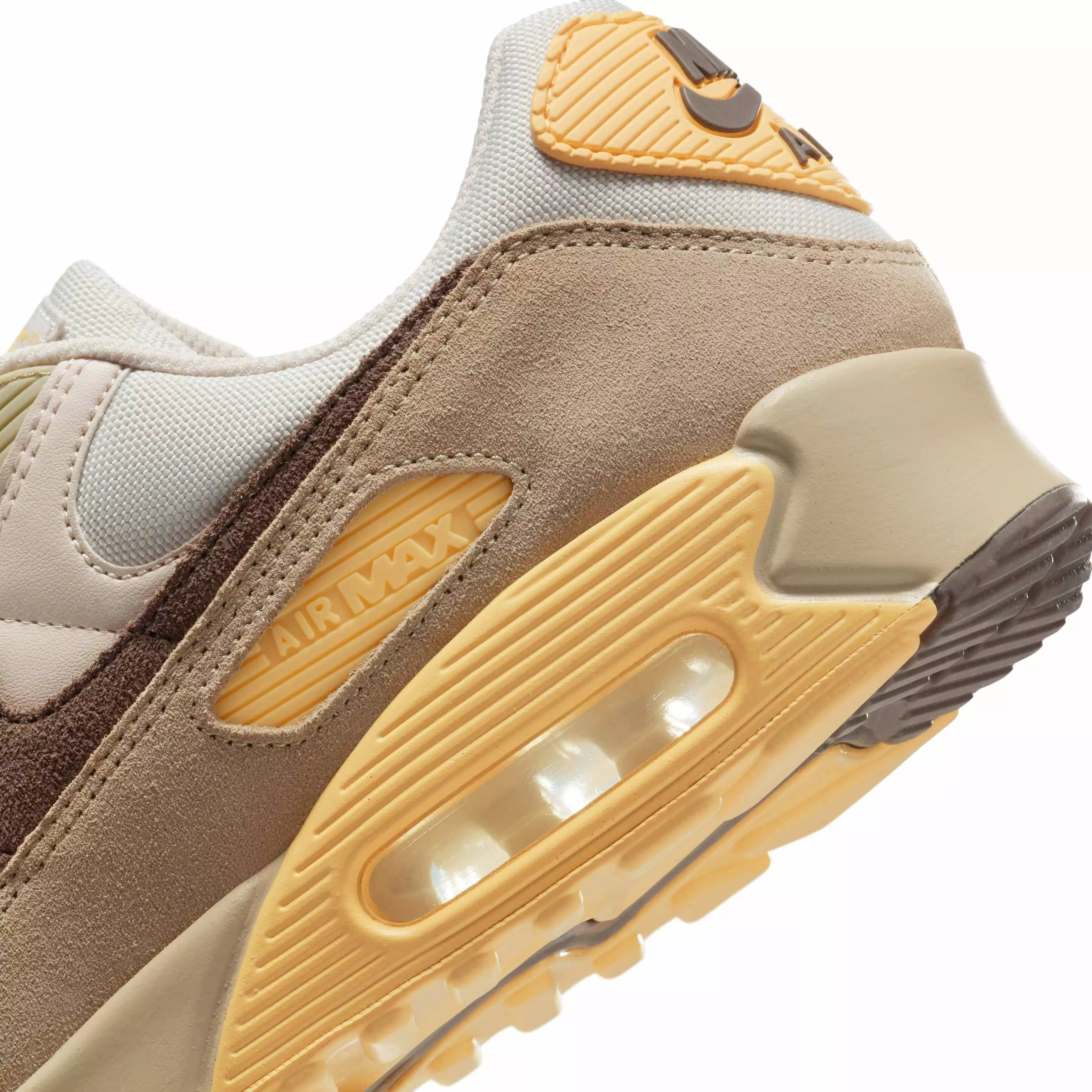Nike Air Max 90 ESS "Light Bone/Chamois/Desert Khaki/Cave Stone" Men's Shoe - LT BONE/CHAMOIS/KHAKI/STONE