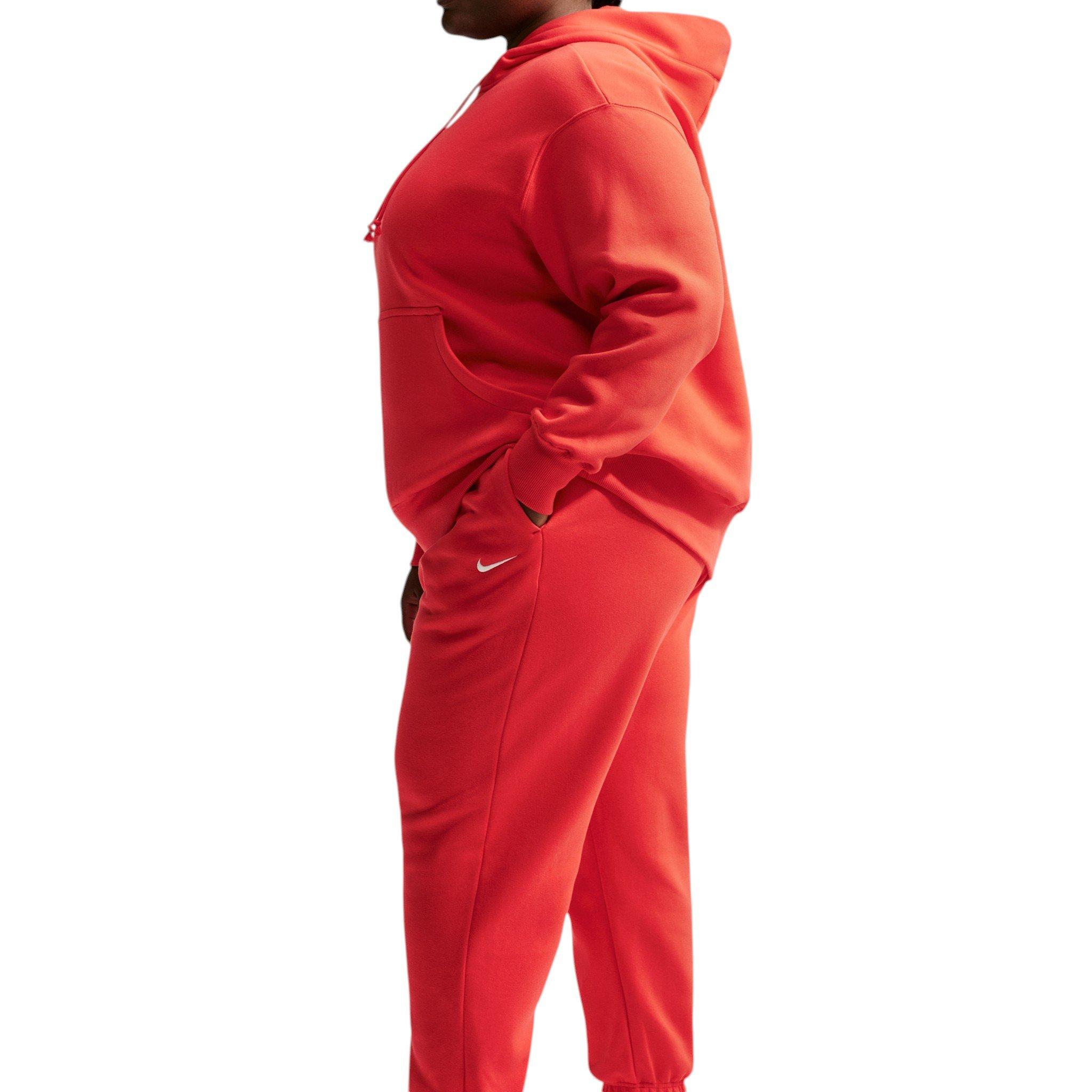 Nike Women's Sportswear Phoenix Fleece High-Waisted Oversized Sweatpants - Light Red - LIGHT RED