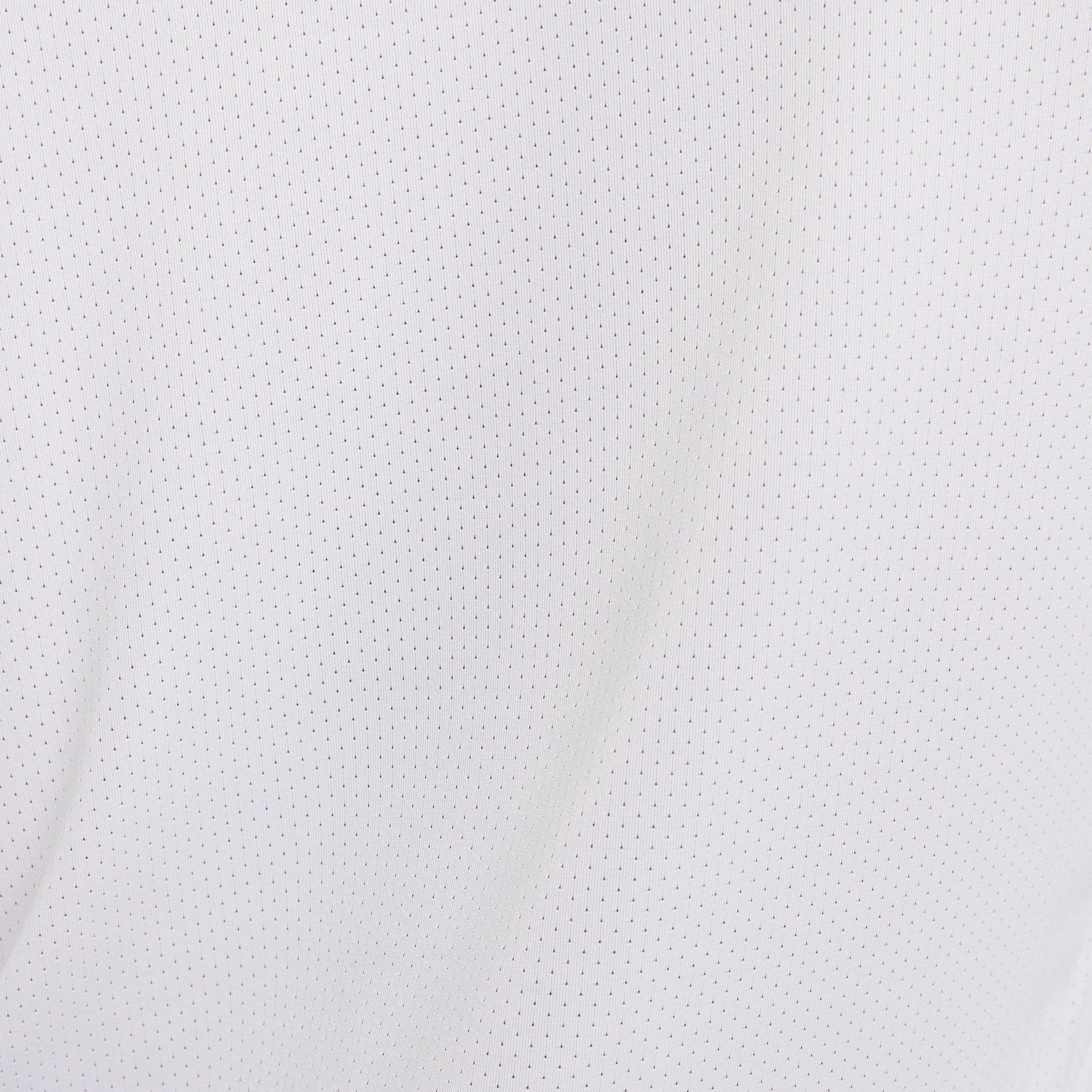 Nike Men's Pro Warm Crewneck Long Sleeve Top - WHITE Thumbnail View 5