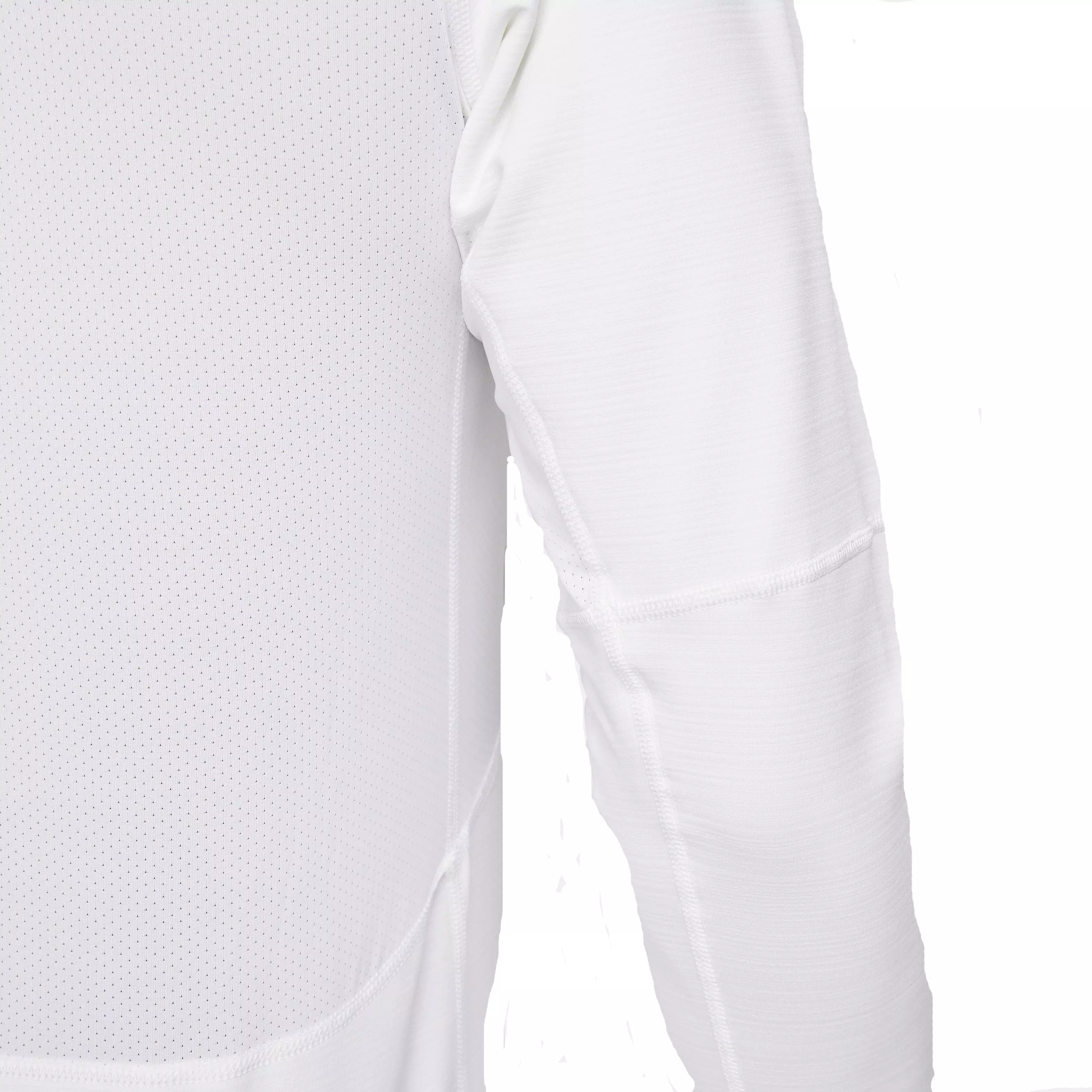 Nike Men's Pro Warm Crewneck Long Sleeve Top - WHITE