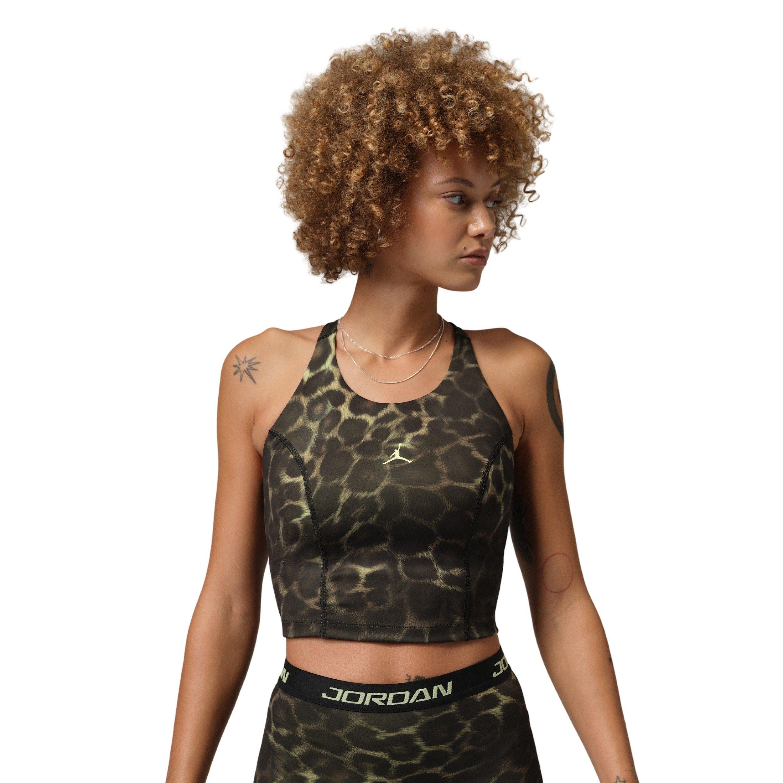 Jordan Women's Sport Dri-FIT Printed Tank Top -Green - GREEN Thumbnail View 1