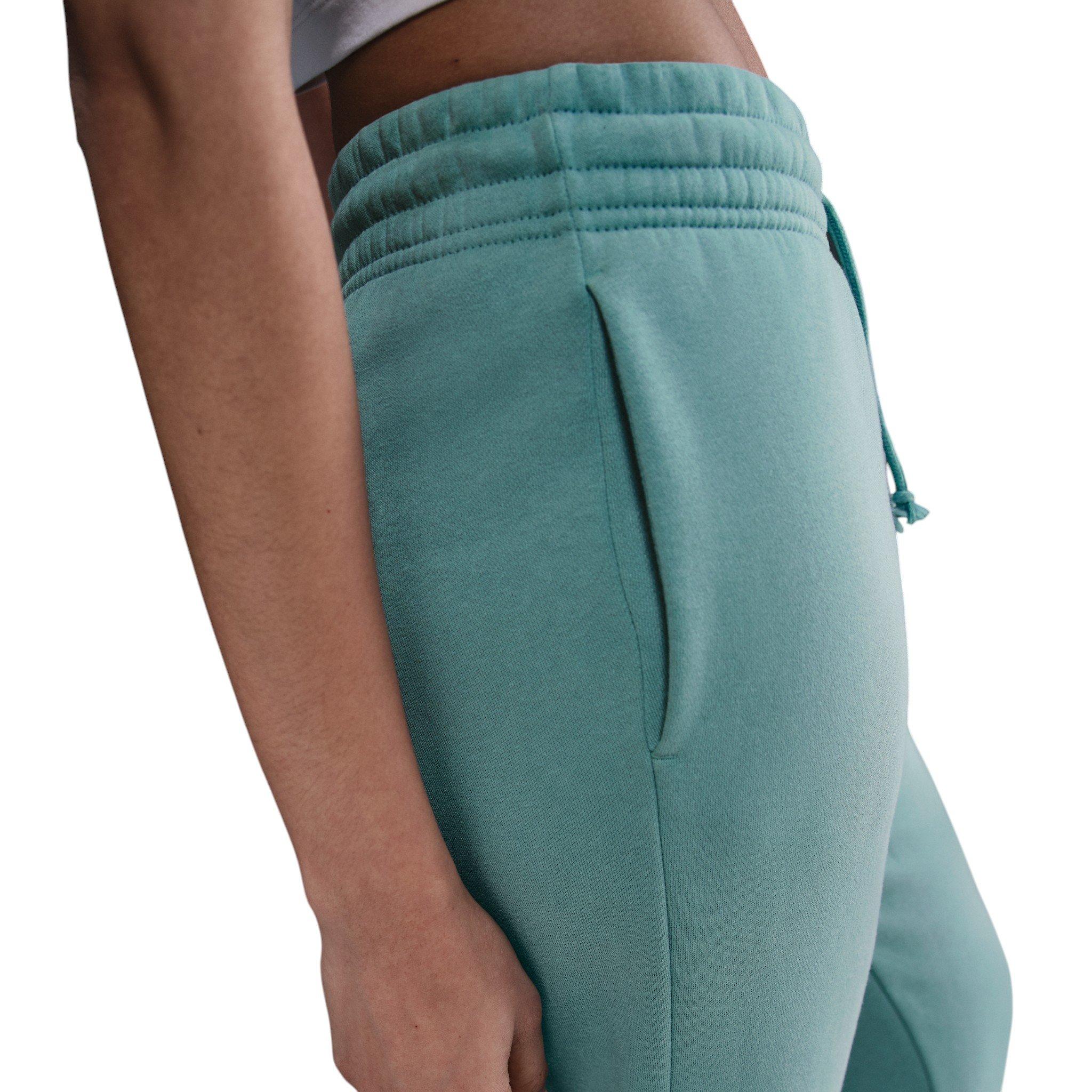 Nike Women's Sportswear Phoenix Fleece Mid-Rise Sweatpants - Sage Green - SAGE GREEN