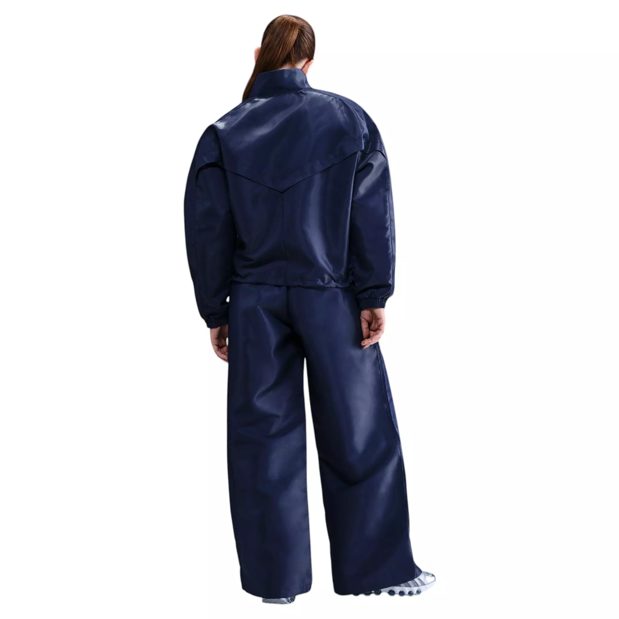 Nike Women's Sportswear Windrunner Shine Pants - Navy - NAVY