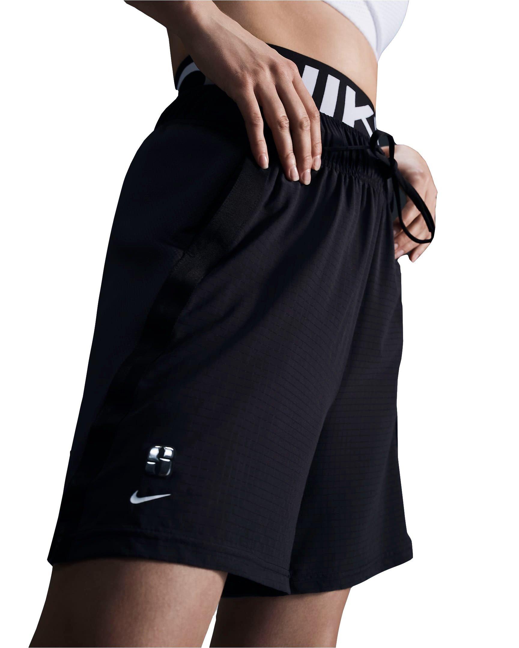 Nike Women's Sabrina Basketball Shorts - BLACK Thumbnail View 3