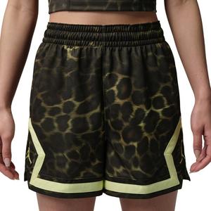 Jordan Women's Sport Diamond 4" AOP Shorts - Green