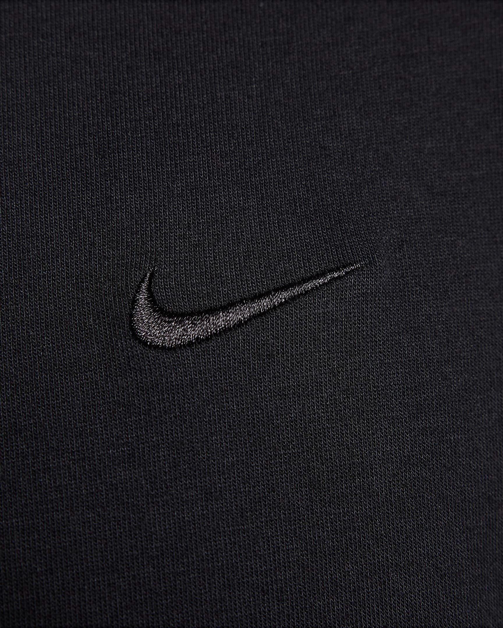 Nike Men's Primary Dri-FIT Long Sleeve Versatile Top - BLACK Thumbnail View 4