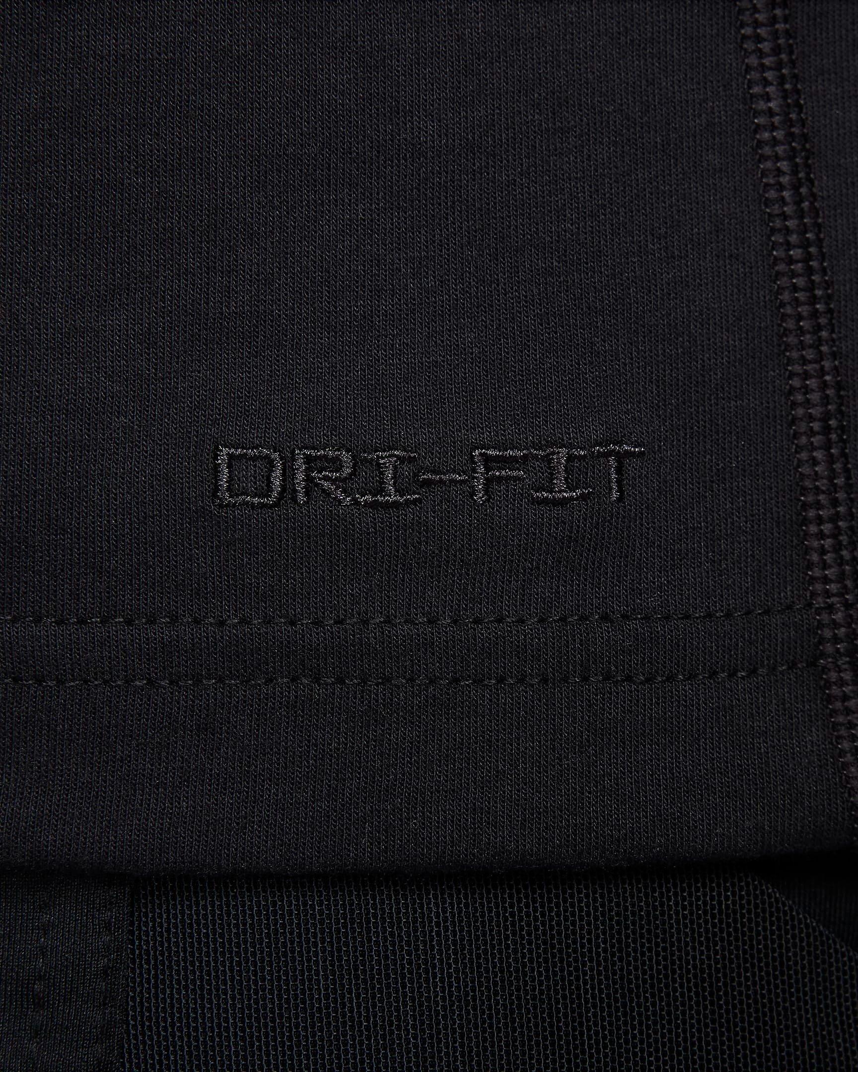 Nike Men's Primary Dri-FIT Long Sleeve Versatile Top - BLACK Thumbnail View 5