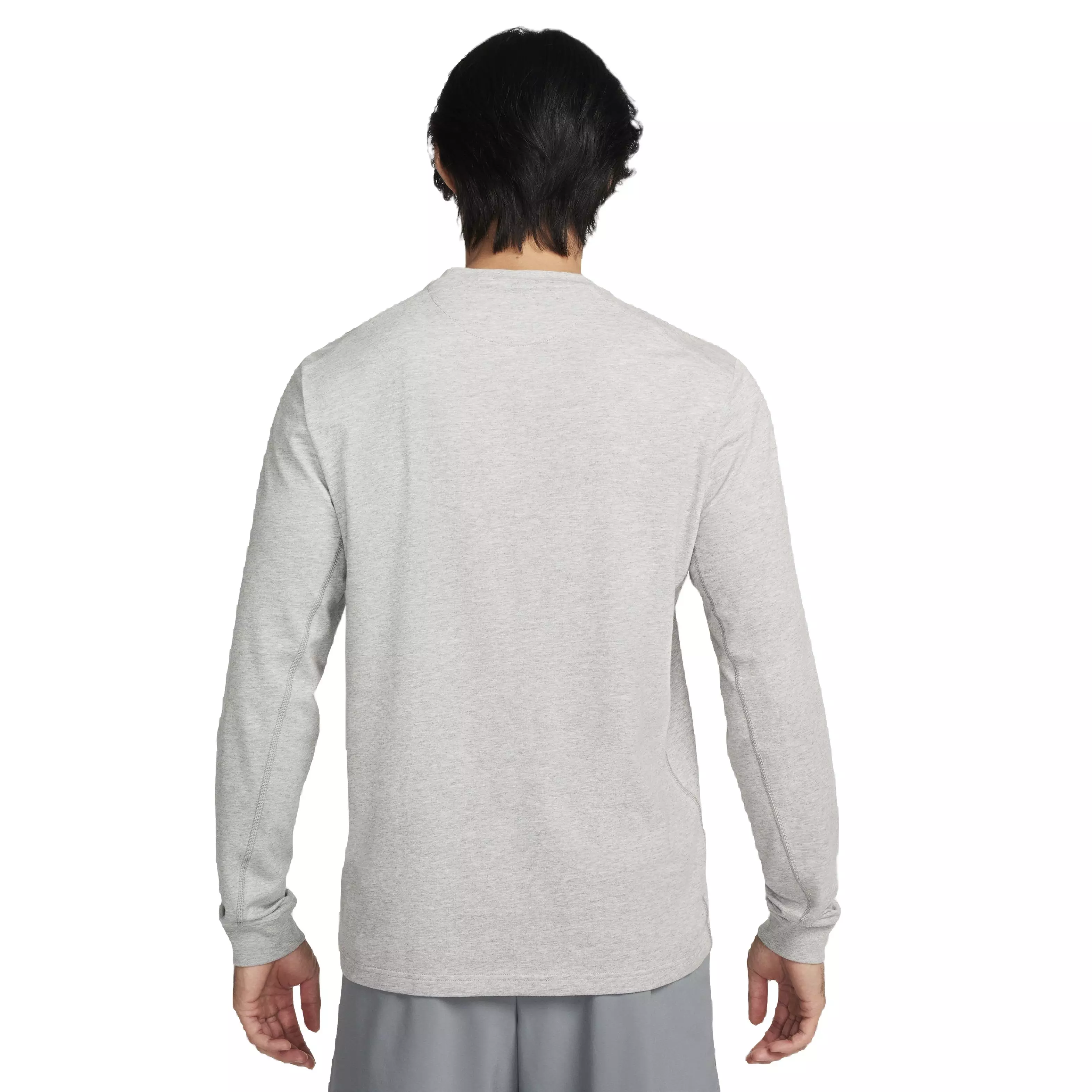 Nike Men's Primary Dri-FIT Long Sleeve Versatile Top - DK GREY