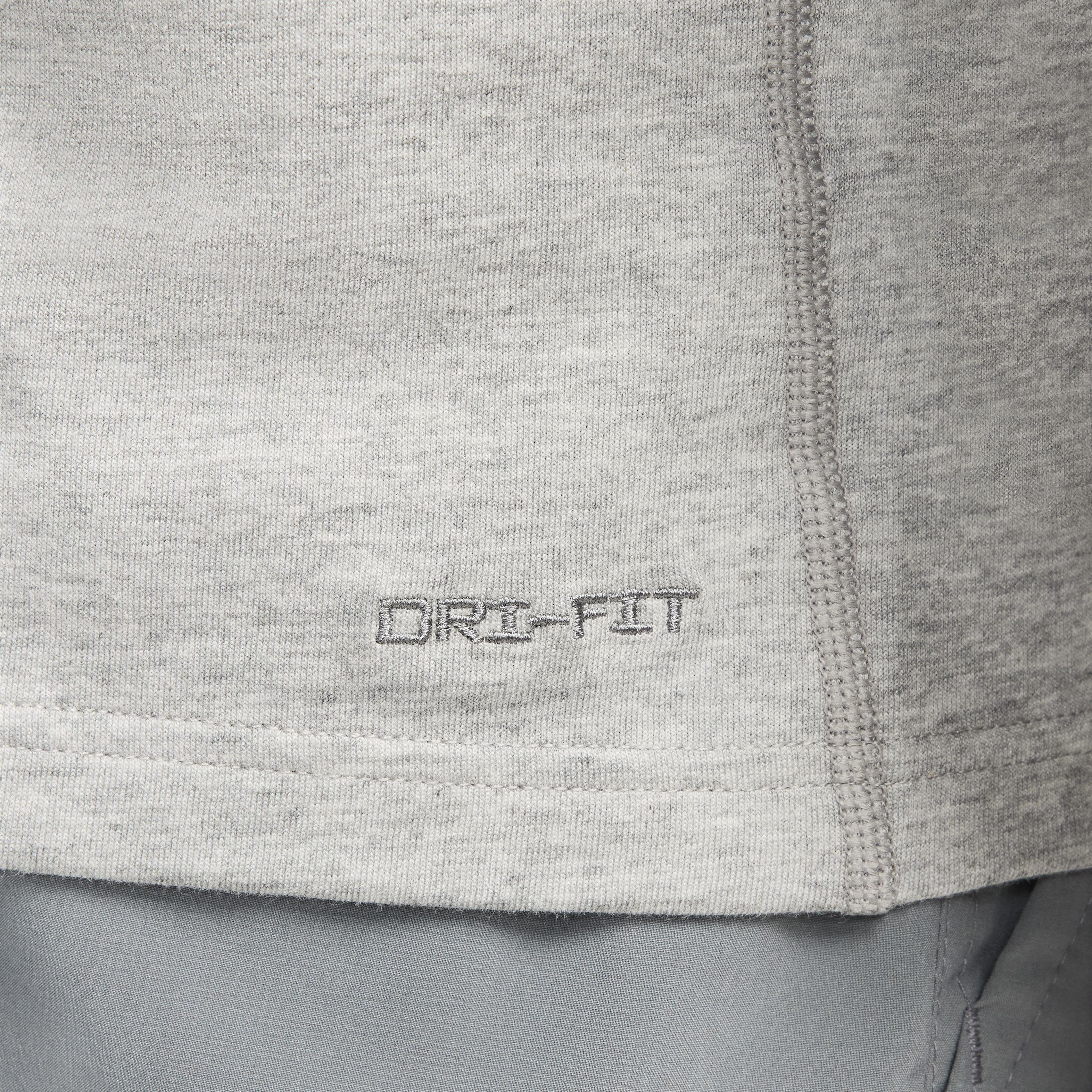 Nike Men's Primary Dri-FIT Long Sleeve Versatile Top - DK GREY Thumbnail View 5