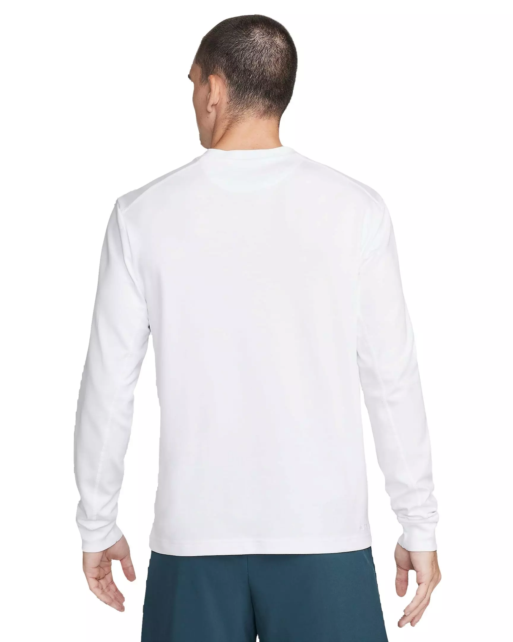 Nike Men's Primary Dri-FIT Long Sleeve Versatile Top - WHITE
