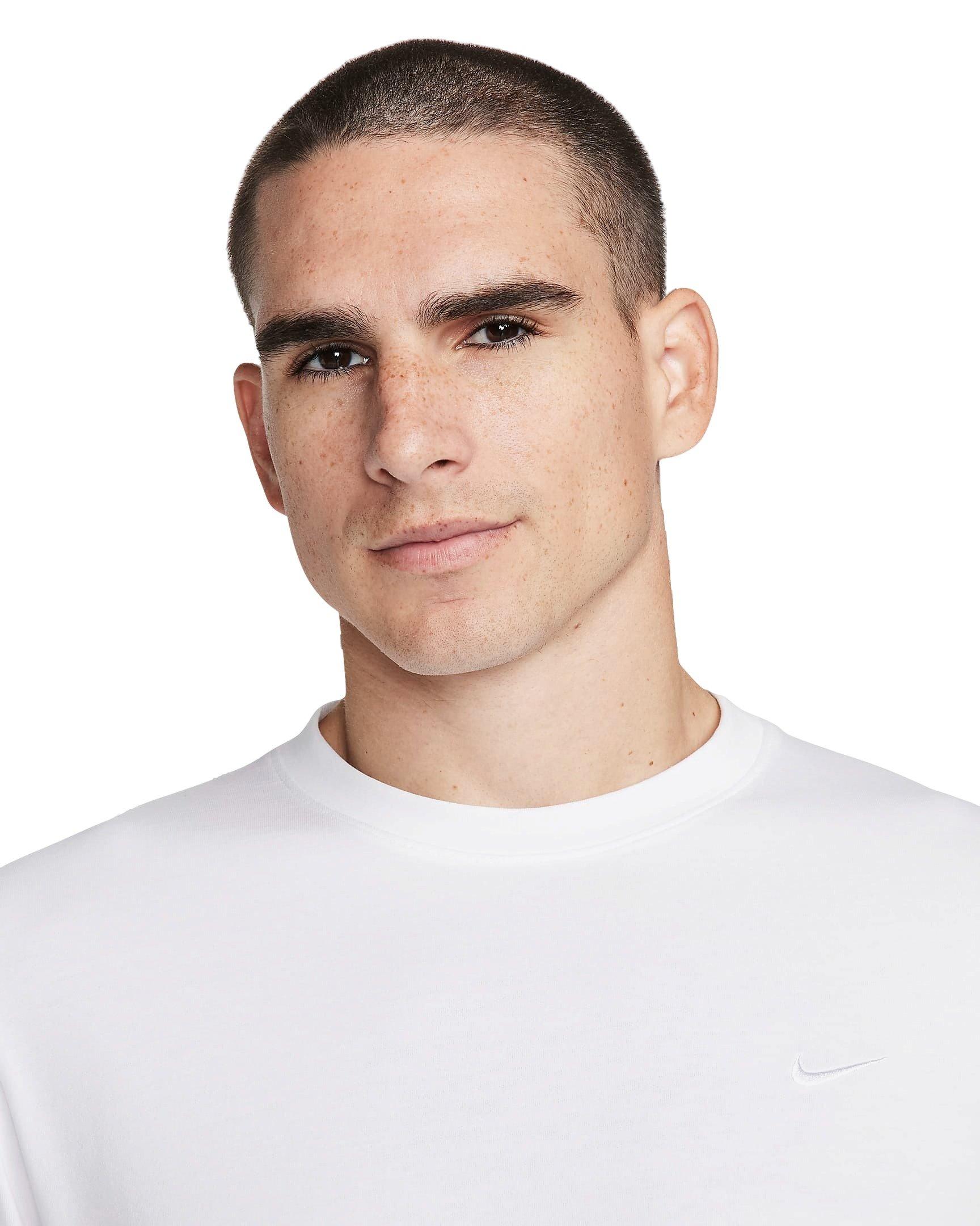 Nike Men's Primary Dri-FIT Long Sleeve Versatile Top - WHITE Thumbnail View 3