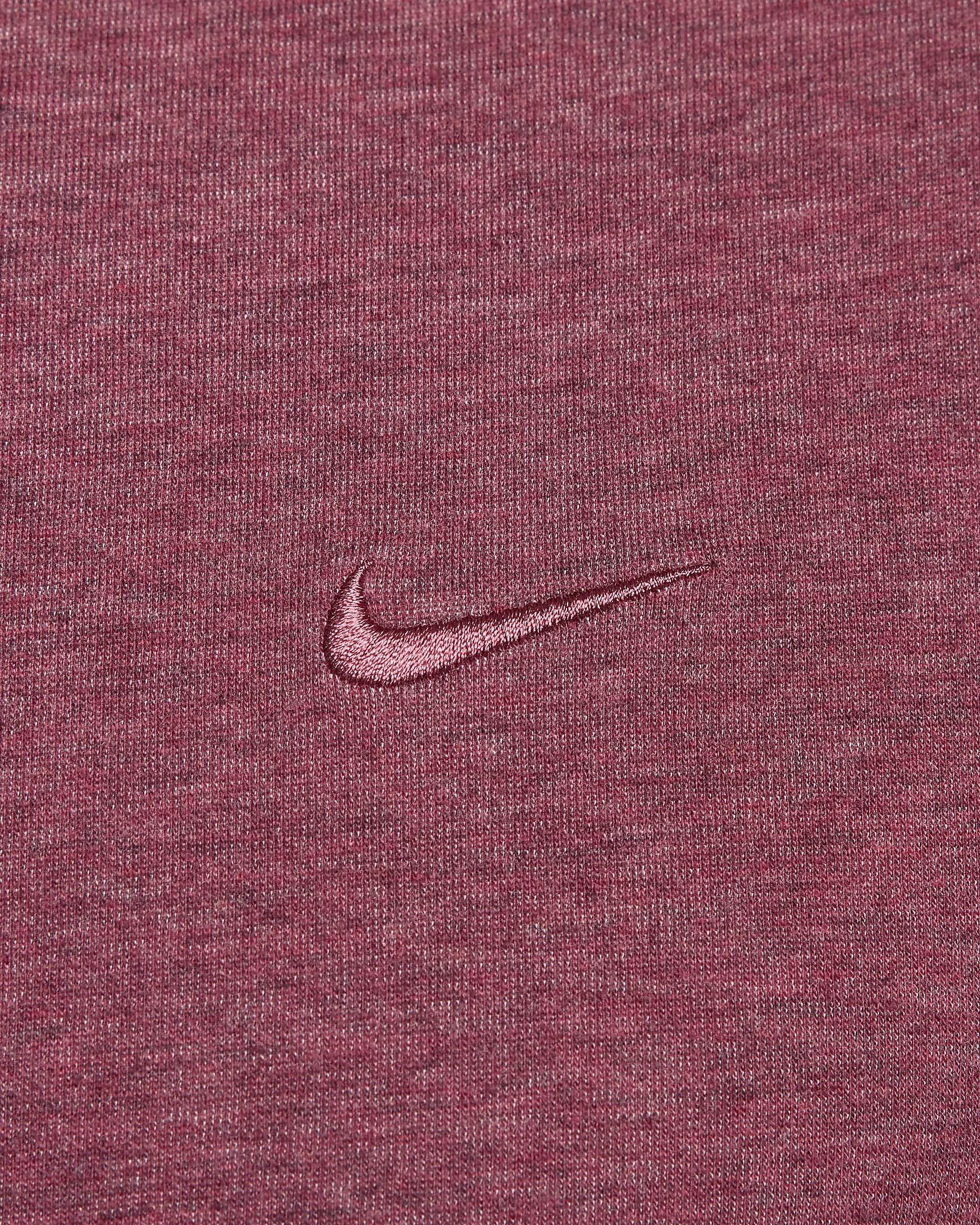 Nike Men's Primary Dri-FIT Long Sleeve Versatile Top - MAROON Thumbnail View 4
