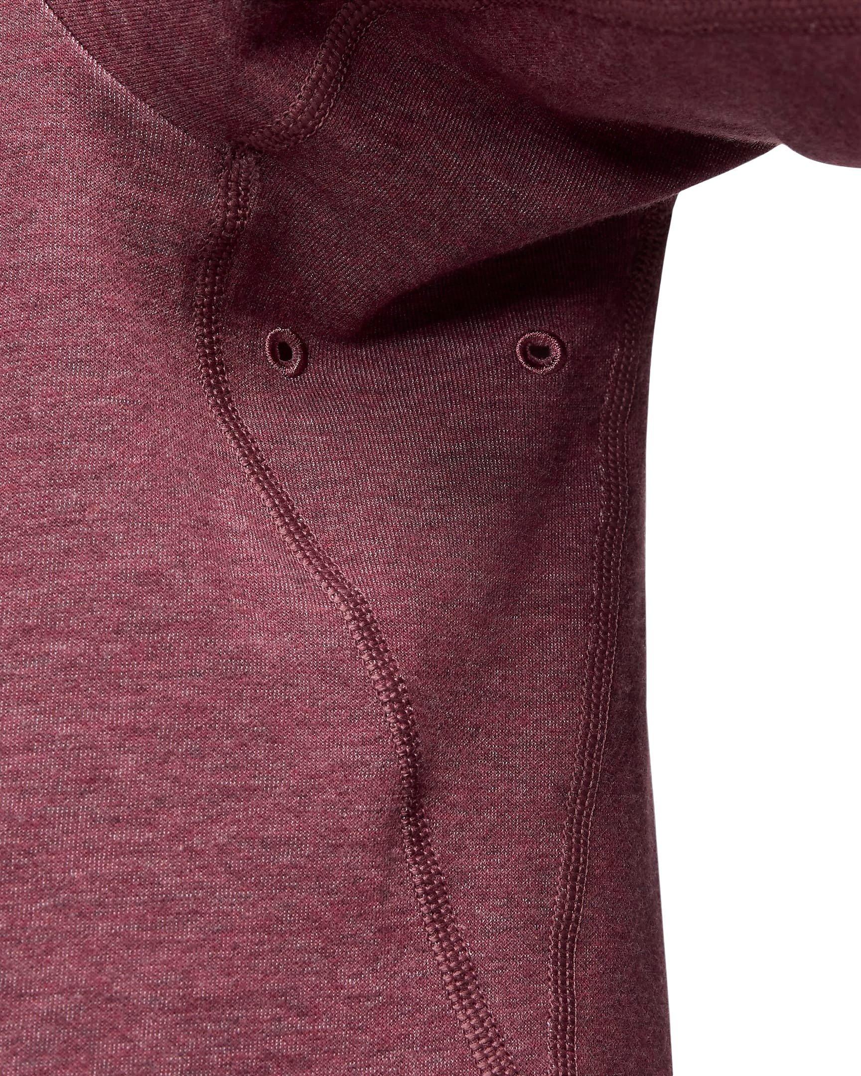 Nike Men's Primary Dri-FIT Long Sleeve Versatile Top - MAROON Thumbnail View 5