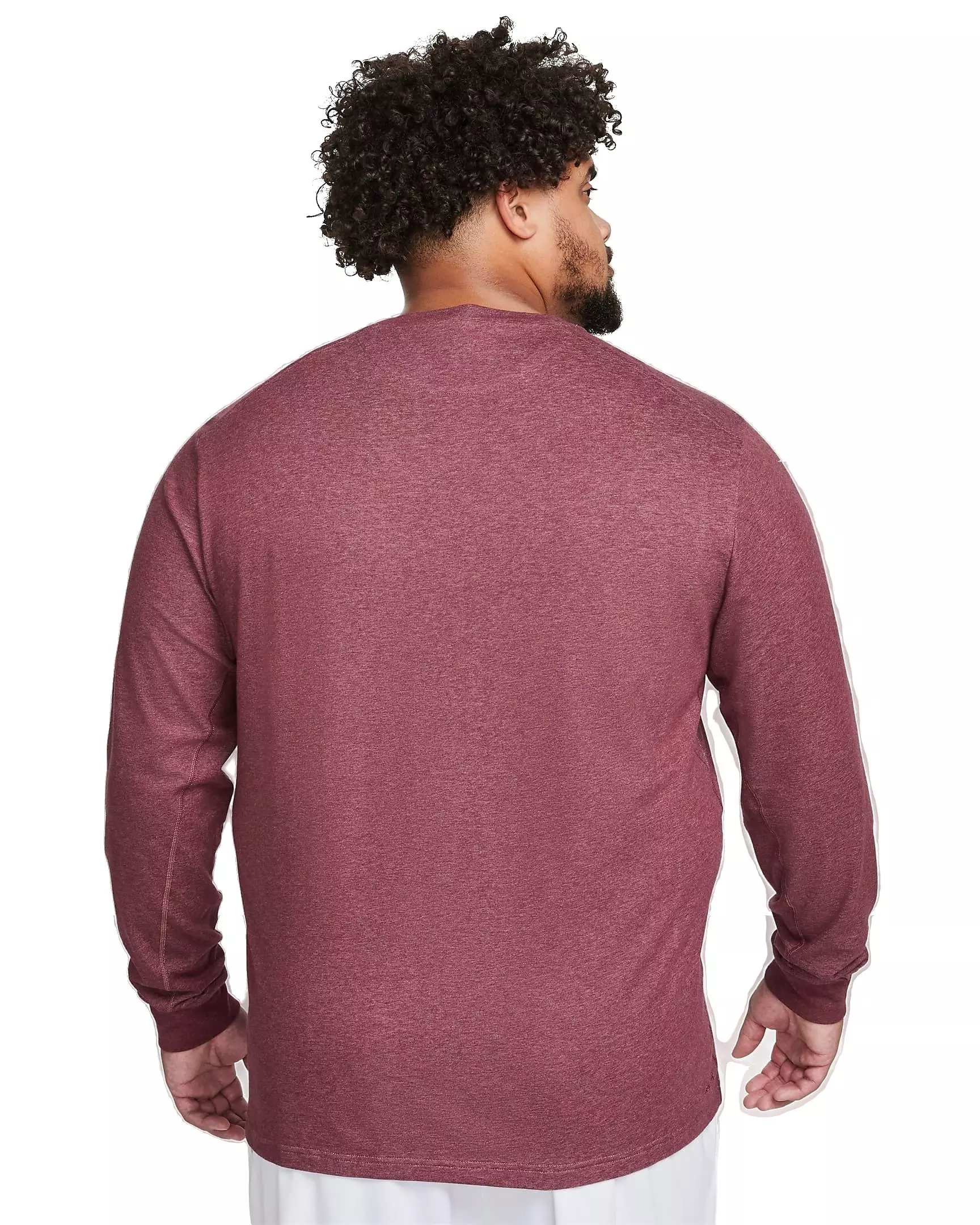 Nike Men's Primary Dri-FIT Long Sleeve Versatile Top - MAROON