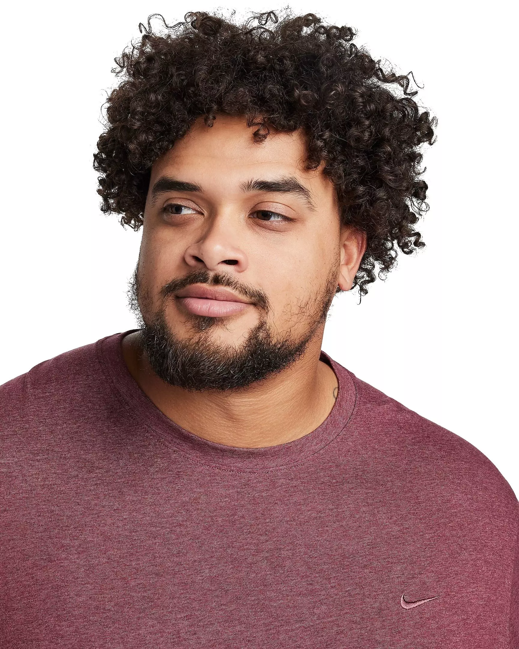 Nike Men's Primary Dri-FIT Long Sleeve Versatile Top - MAROON