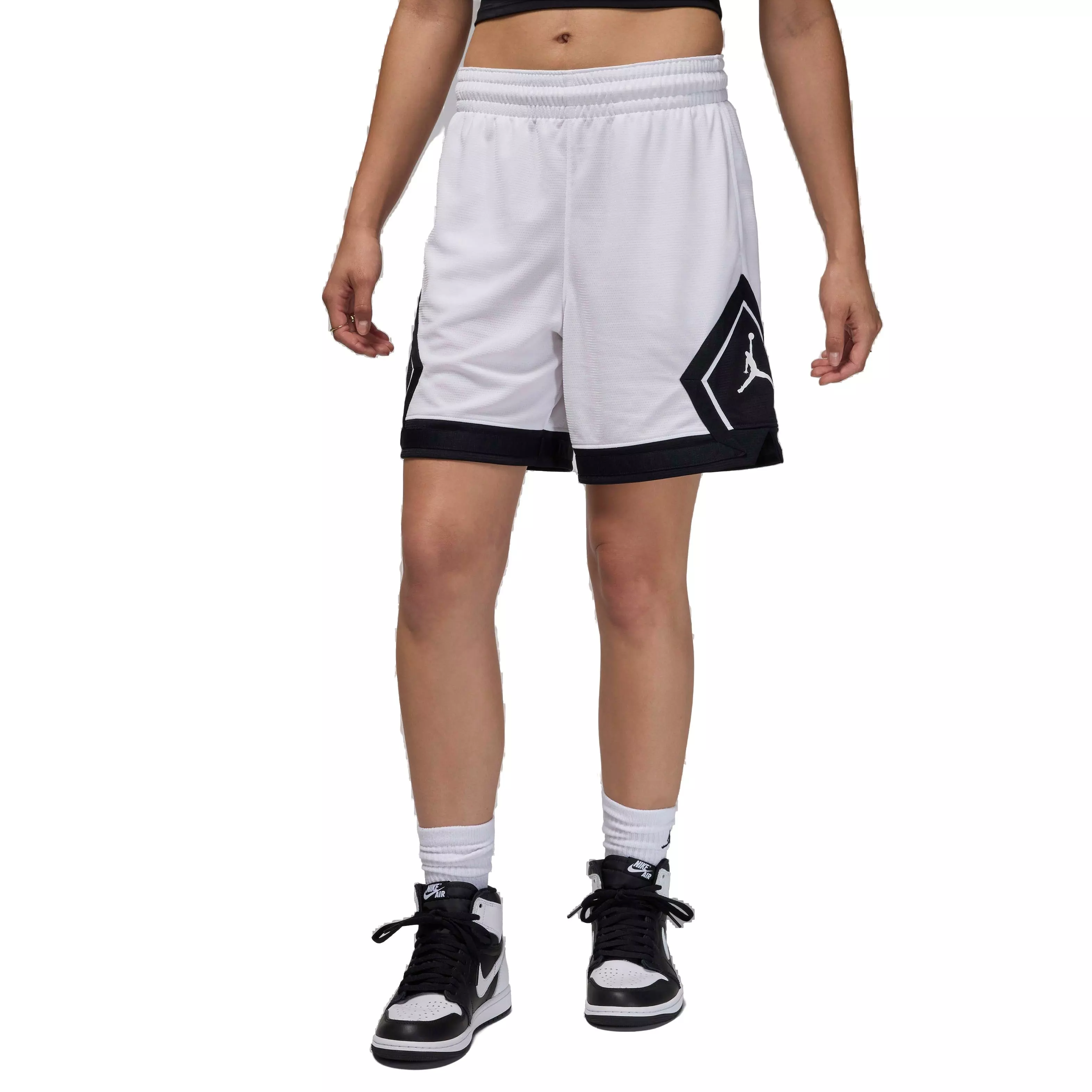 Jordan Women's Sport Diamond Shorts - White - WHITE