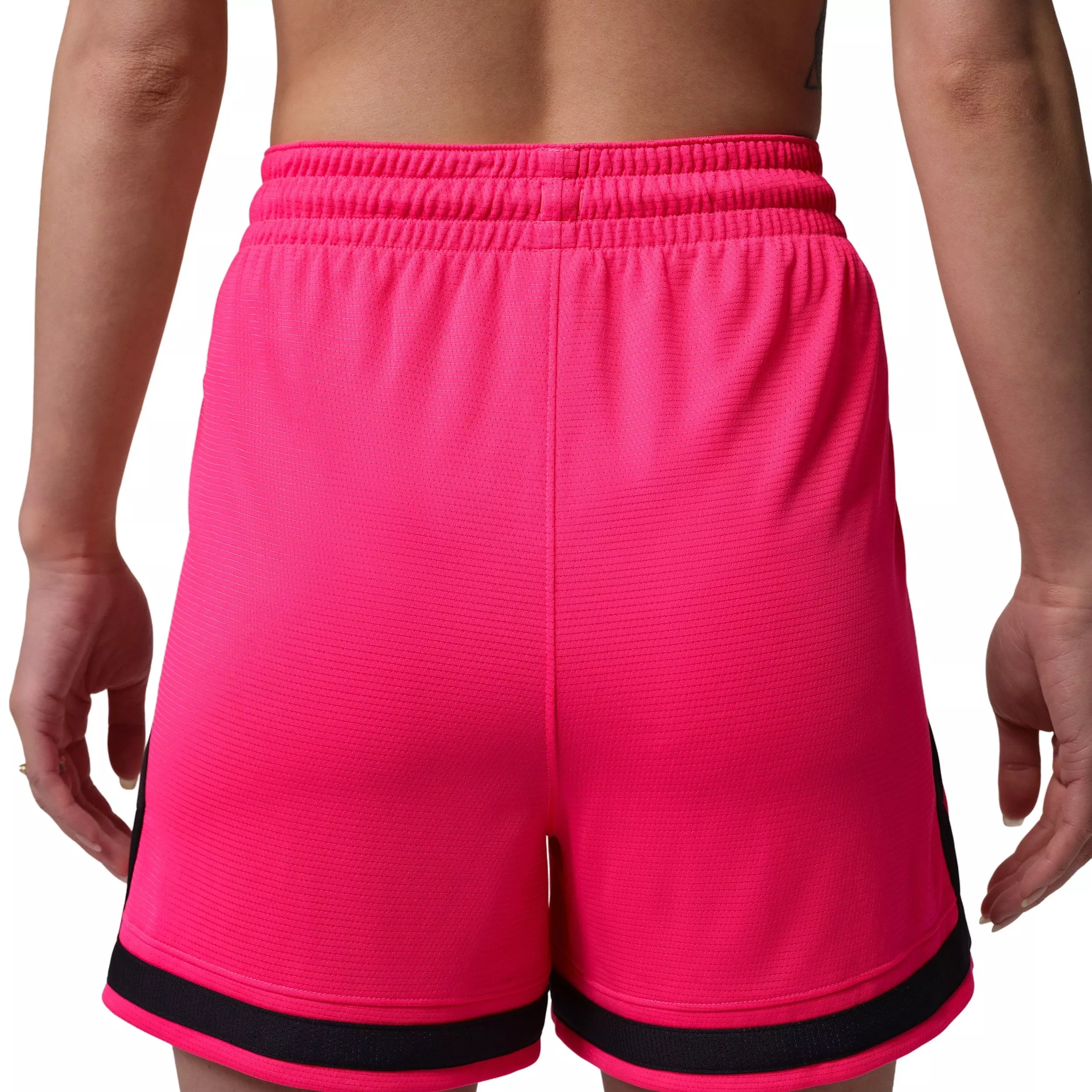 Jordan Women's Sport Diamond 4" Shorts - Pink/Black - PINK/BLACK