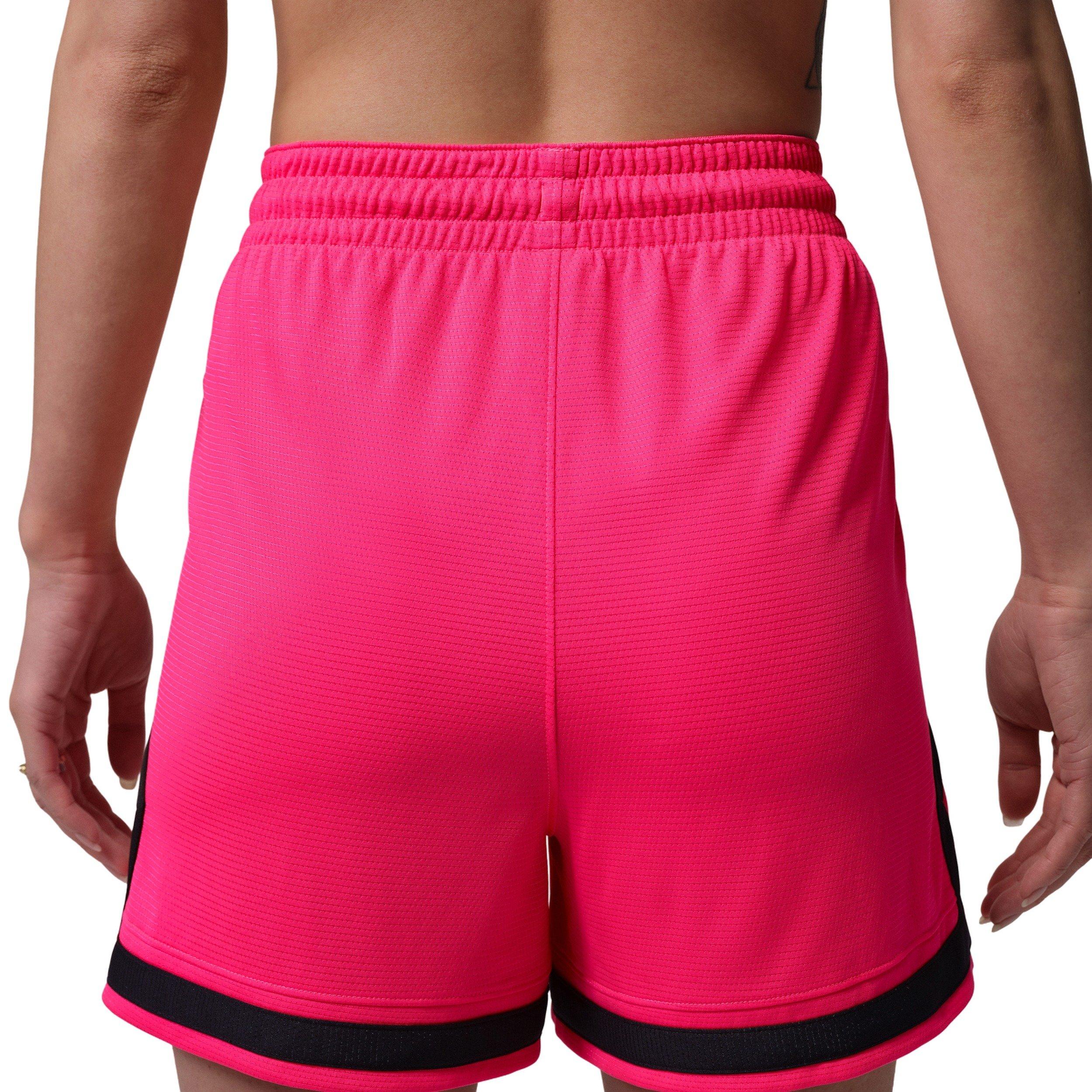 Jordan Women's Sport Diamond 4" Shorts -Pink/Black - PINK/BLACK Thumbnail View 2