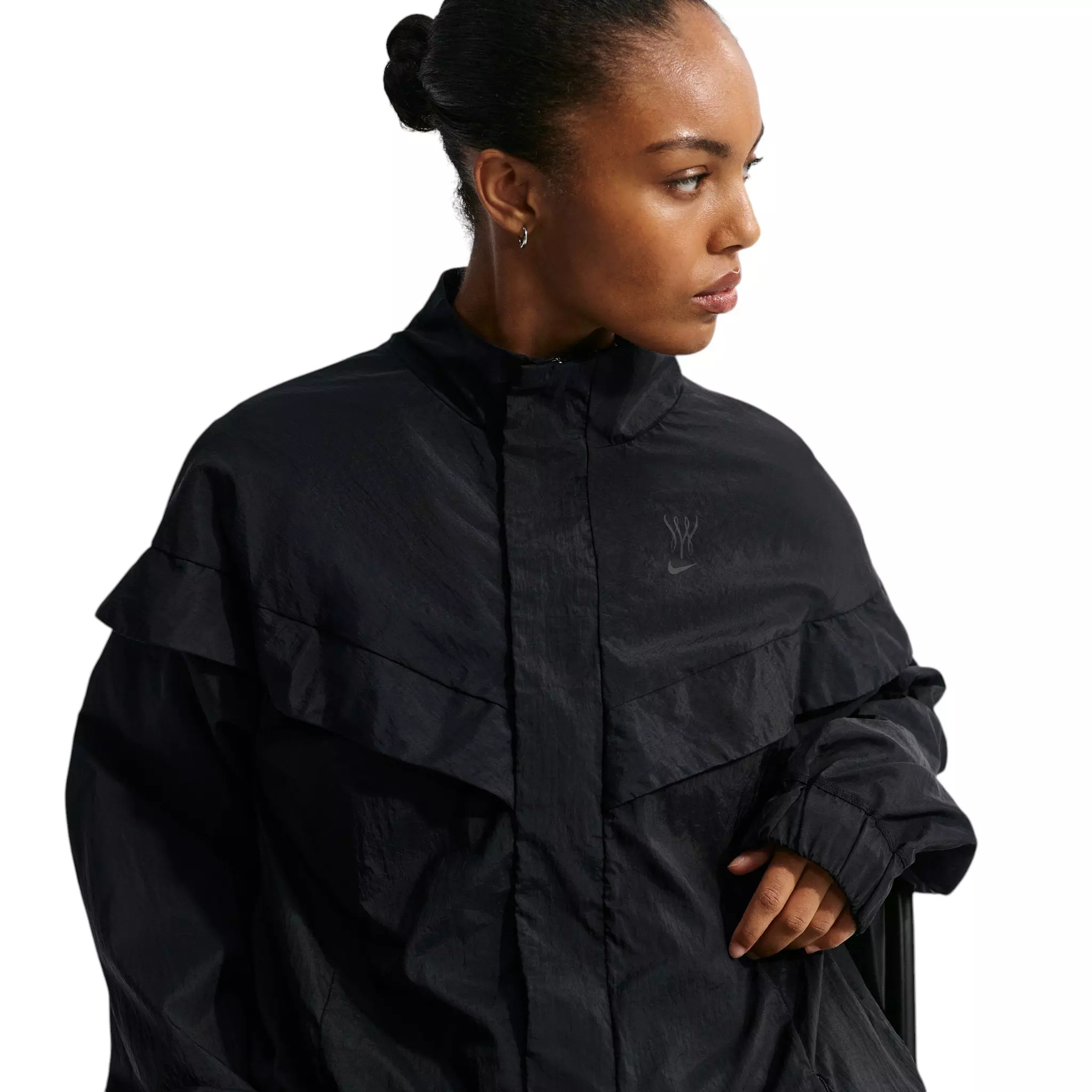 Nike Women's Serena Williams Design Crew Loose Jacket - Black - BLACK