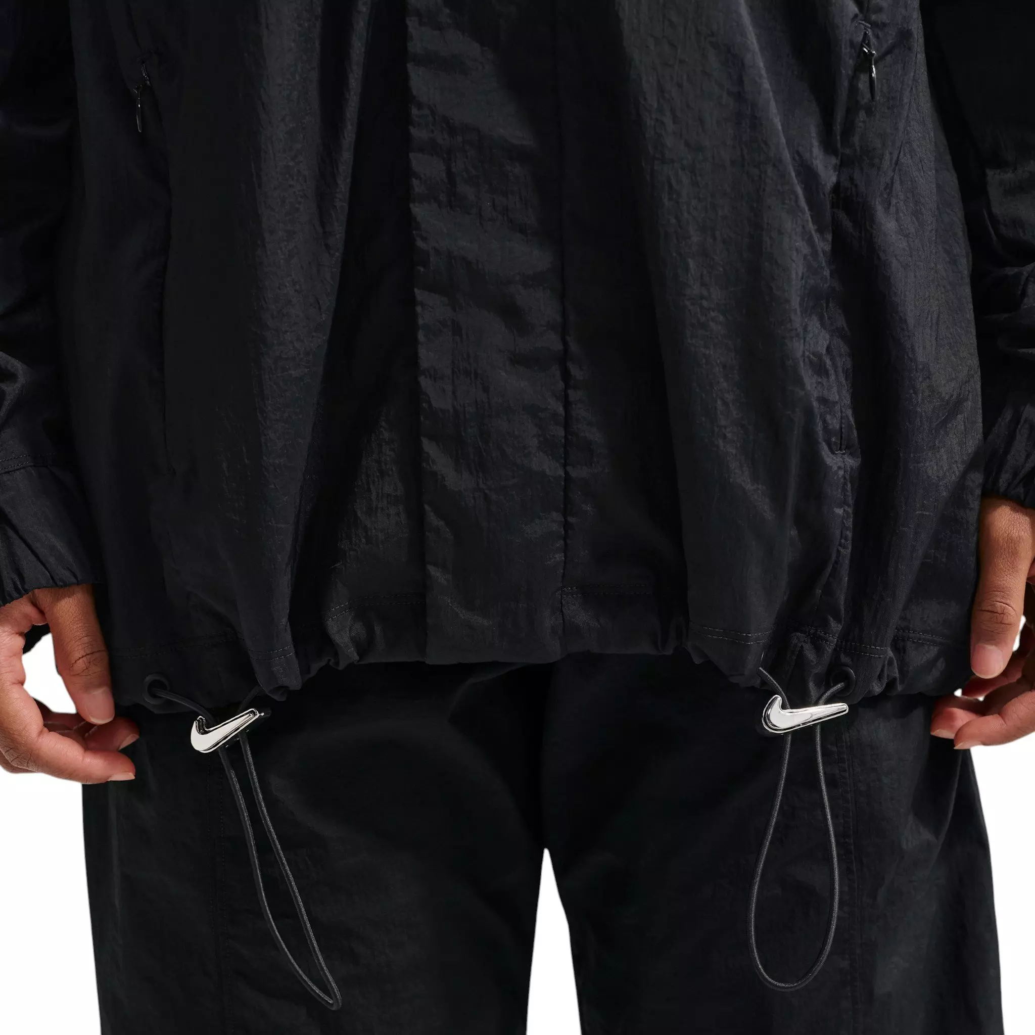 Nike Women's Serena Williams Design Crew Loose Jacket - Black - BLACK