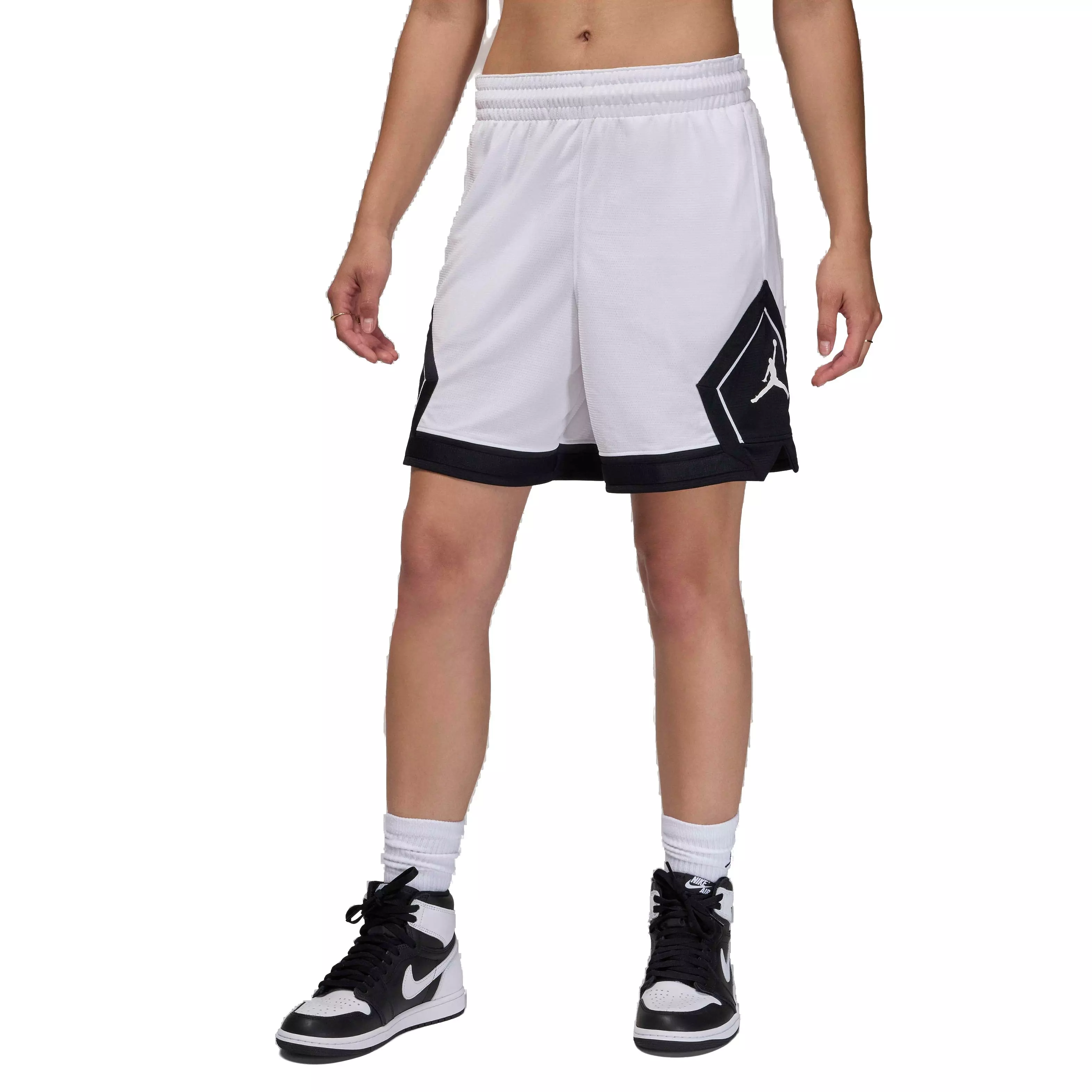 Jordan Women's Sport 4" Diamond Shorts - WHITE