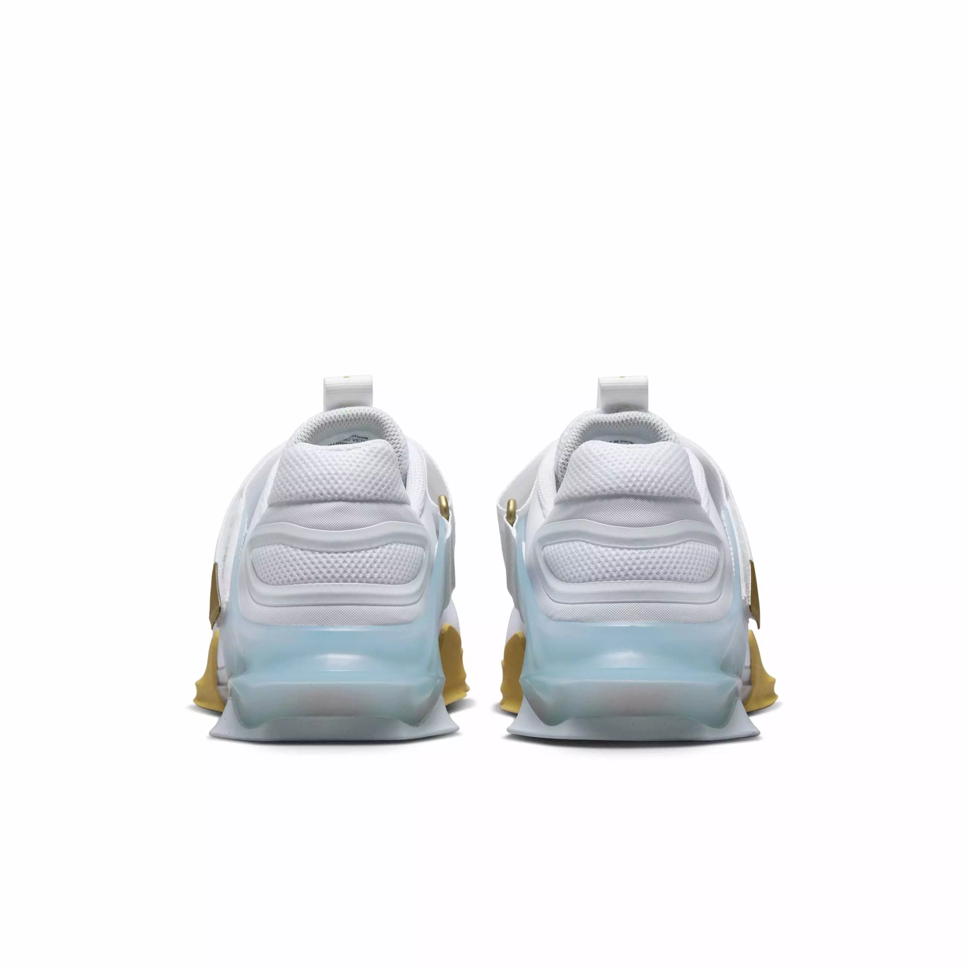 Nike Savaleos "White/Wolf Grey/Metallic Gold" Men's Weightlifting Shoe - WHITE/GREY/GOLD