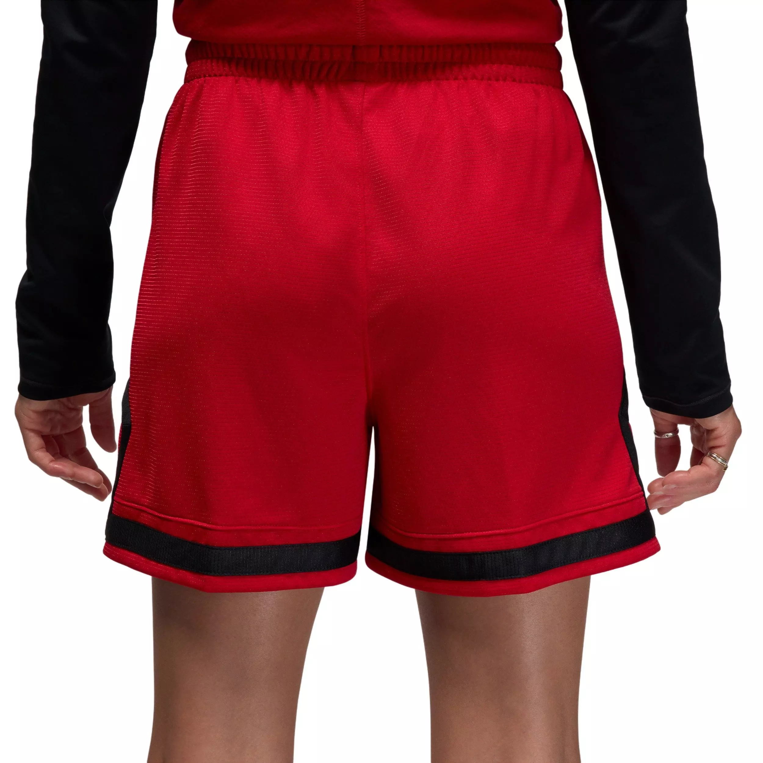 Jordan Women's Sport Diamond 4" Shorts -Red/Black - RED/BLACK
