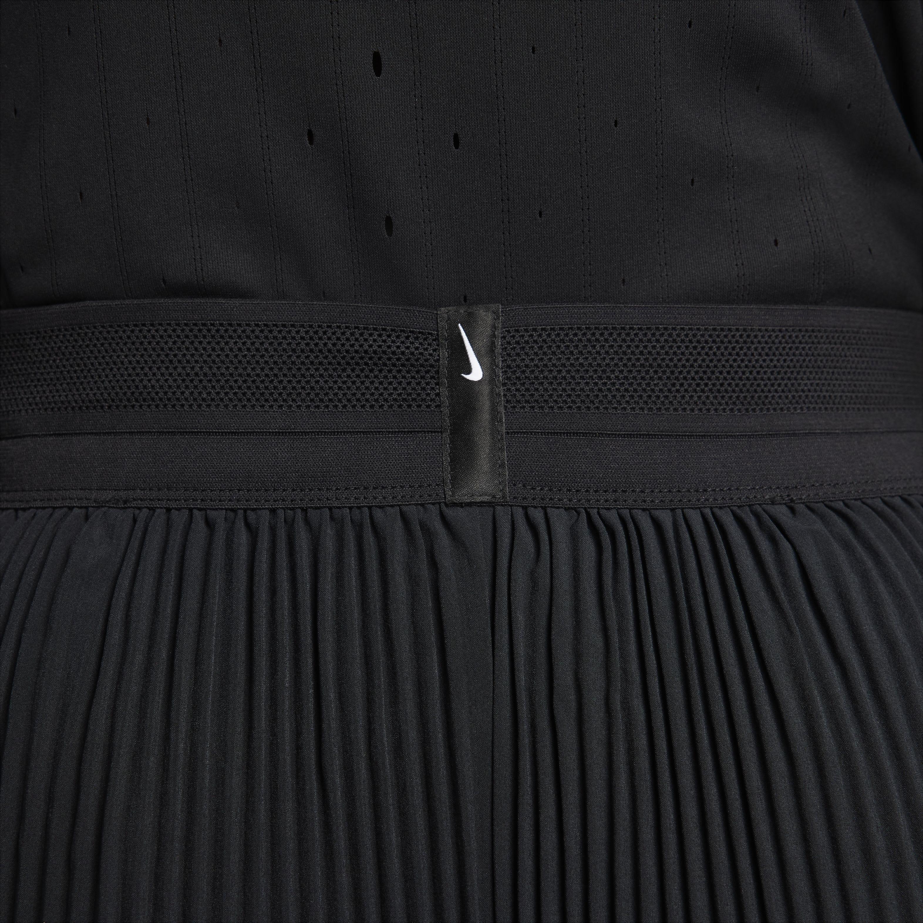 Nike Women's AeroSwift Dri-FIT ADV Mid-Rise Brief-Lined 3" Running Shorts - BLACK Thumbnail View 5